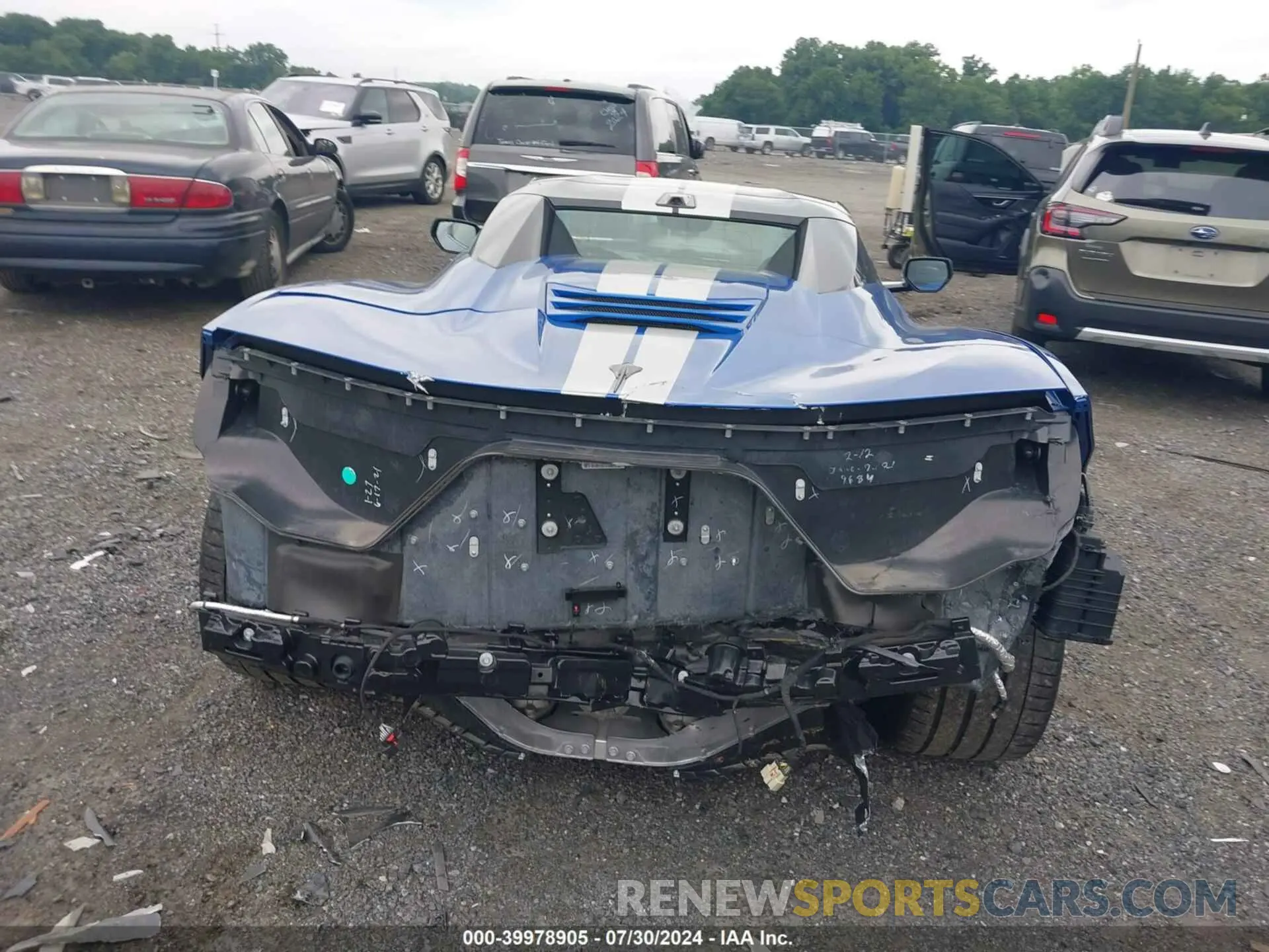 16 Photograph of a damaged car 1G1YC3D48M5117366 CHEVROLET CORVETTE STINGRAY 2021