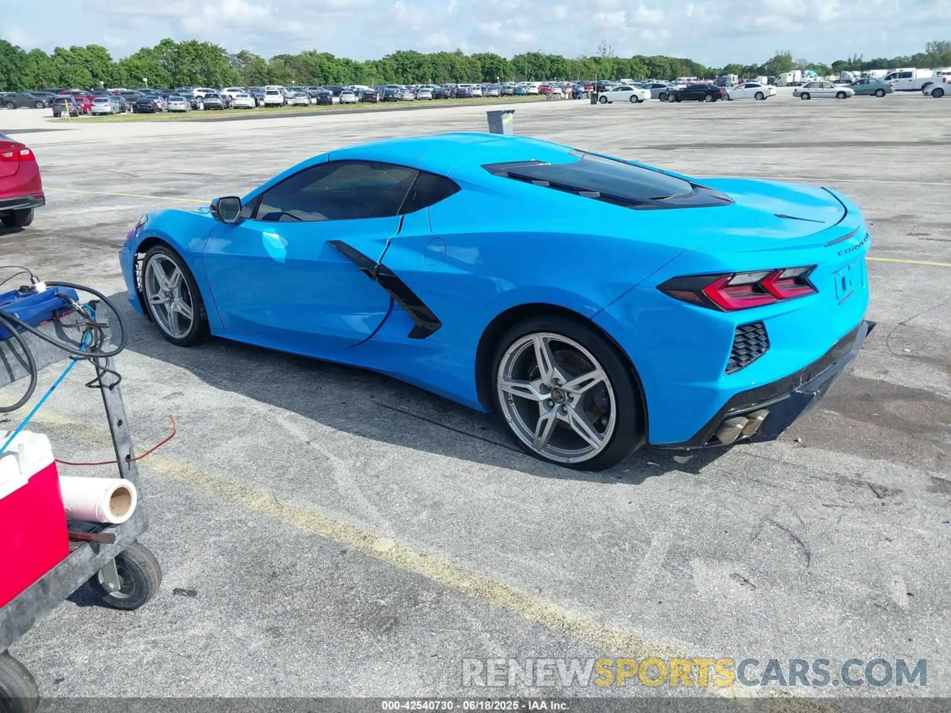 3 Photograph of a damaged car 1G1YA2D42N5119843 CHEVROLET CORVETTE STINGRAY 2022