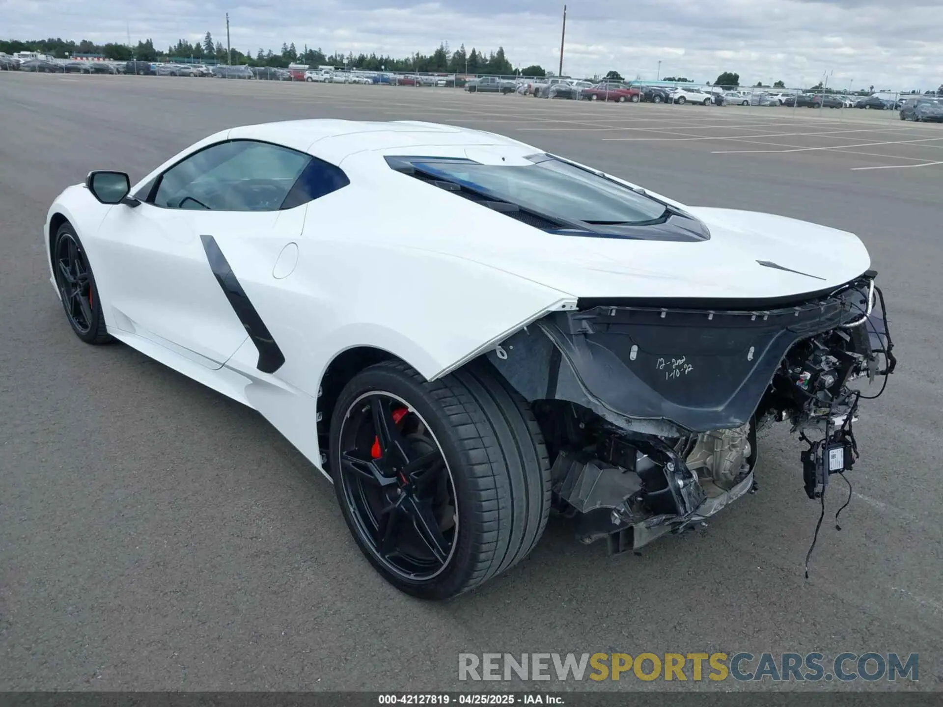 3 Photograph of a damaged car 1G1YB2D42N5112386 CHEVROLET CORVETTE STINGRAY 2022