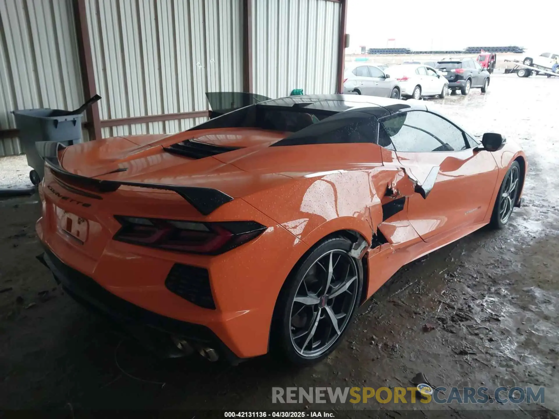 4 Photograph of a damaged car 1G1YB3D45N5119838 CHEVROLET CORVETTE STINGRAY 2022