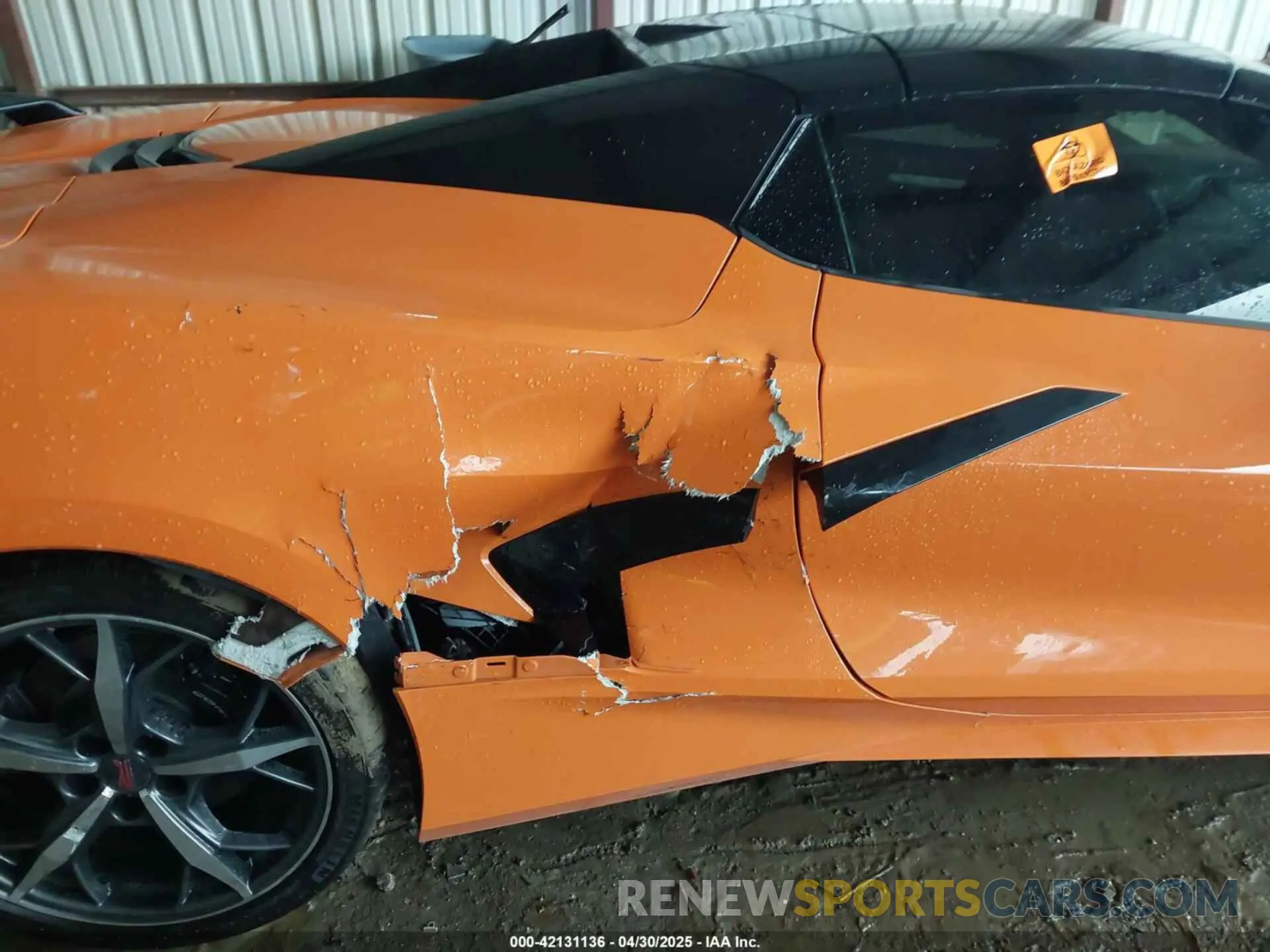 6 Photograph of a damaged car 1G1YB3D45N5119838 CHEVROLET CORVETTE STINGRAY 2022