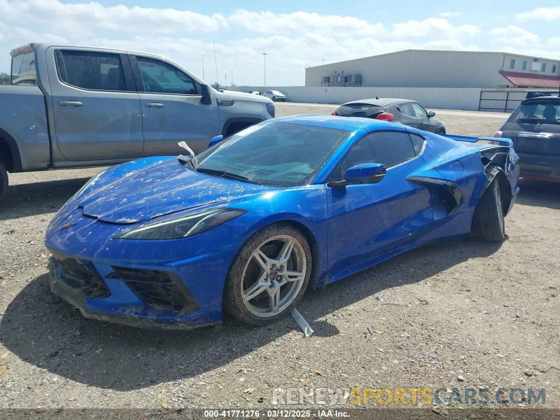 2 Photograph of a damaged car 1G1YC2D45N5110838 CHEVROLET CORVETTE STINGRAY 2022