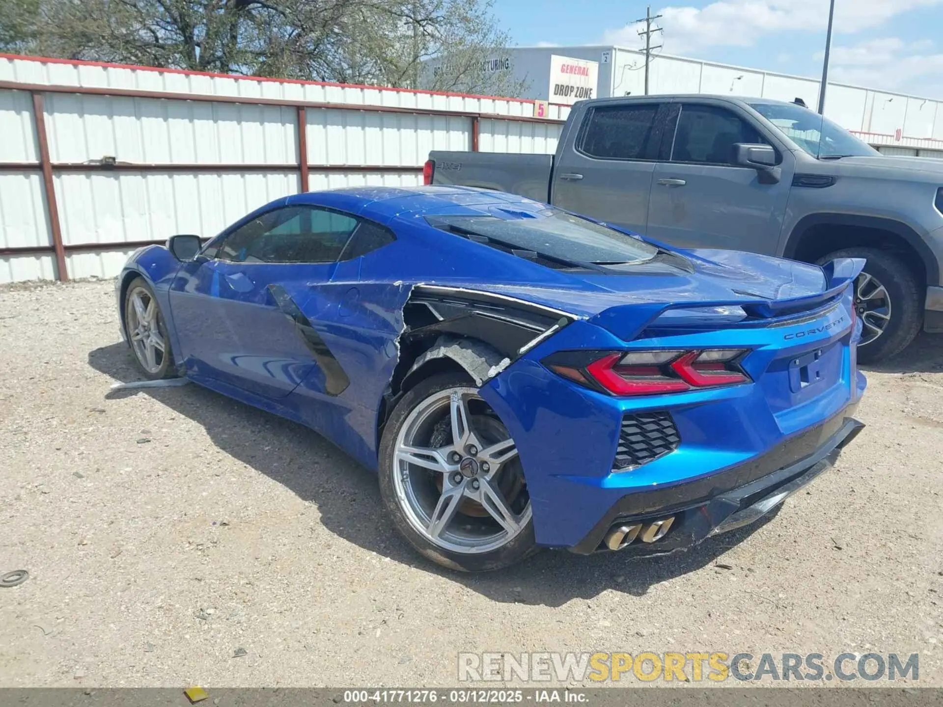 3 Photograph of a damaged car 1G1YC2D45N5110838 CHEVROLET CORVETTE STINGRAY 2022