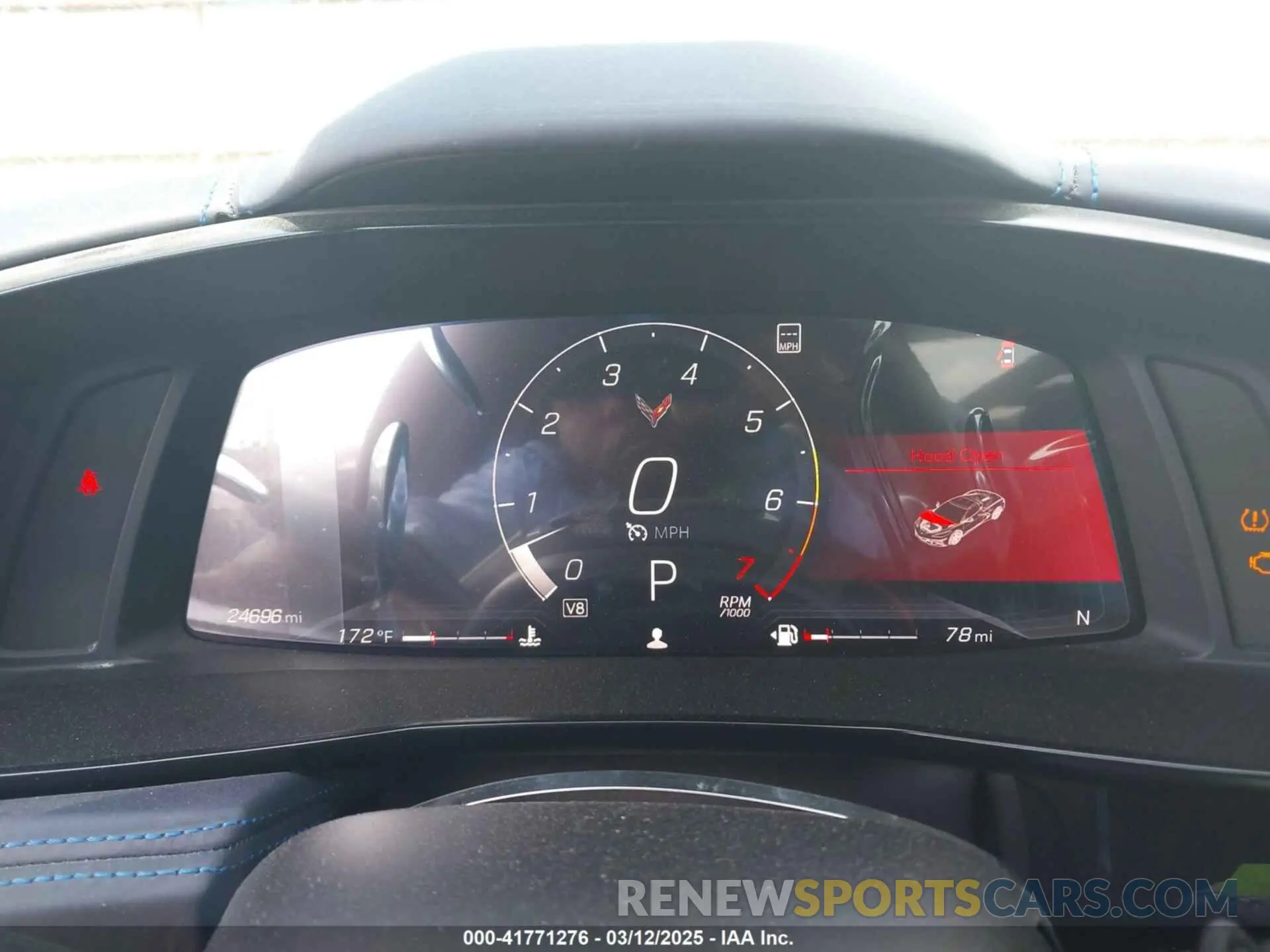 7 Photograph of a damaged car 1G1YC2D45N5110838 CHEVROLET CORVETTE STINGRAY 2022