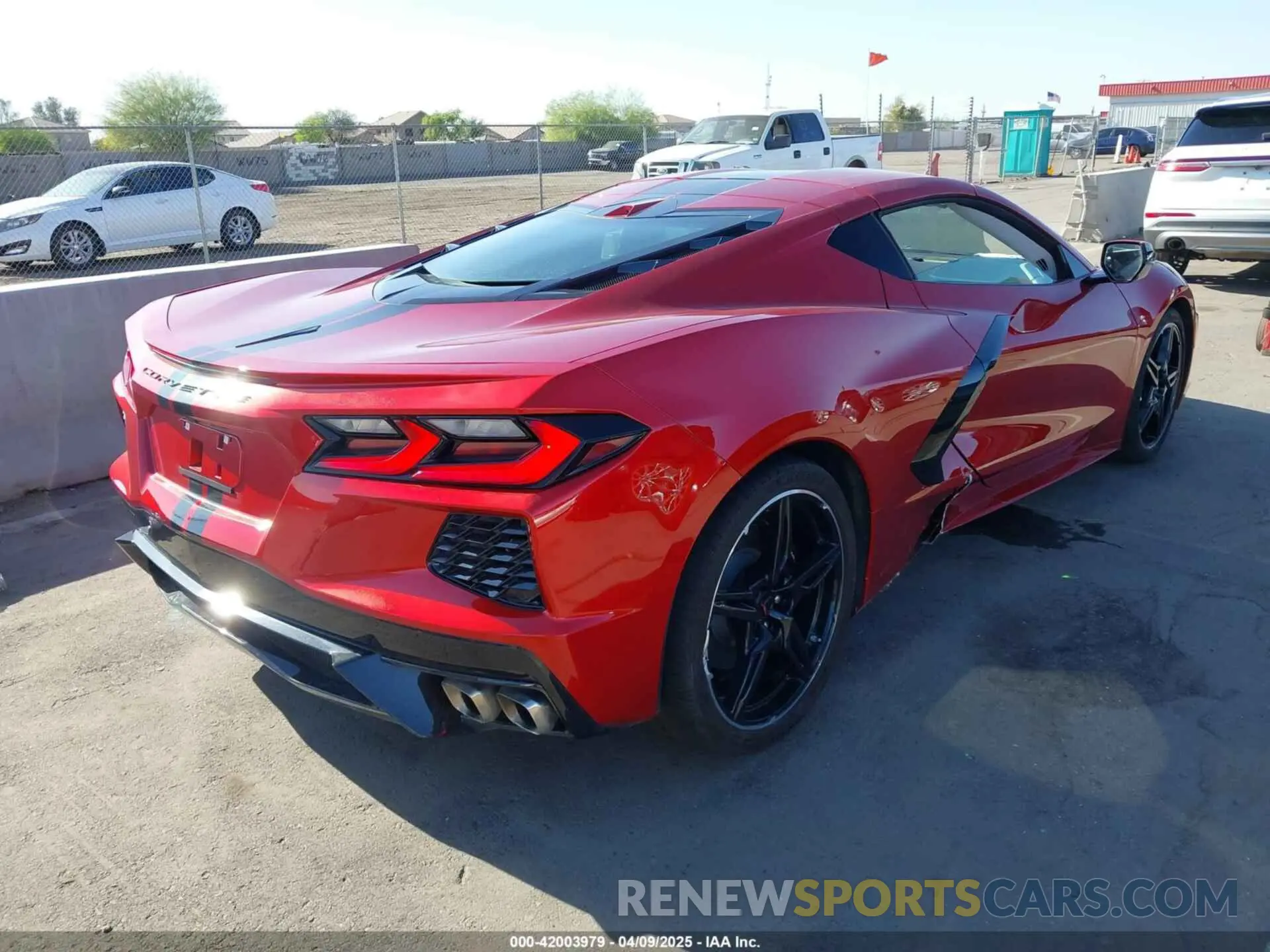 4 Photograph of a damaged car 1G1YC2D4XN5113508 CHEVROLET CORVETTE STINGRAY 2022