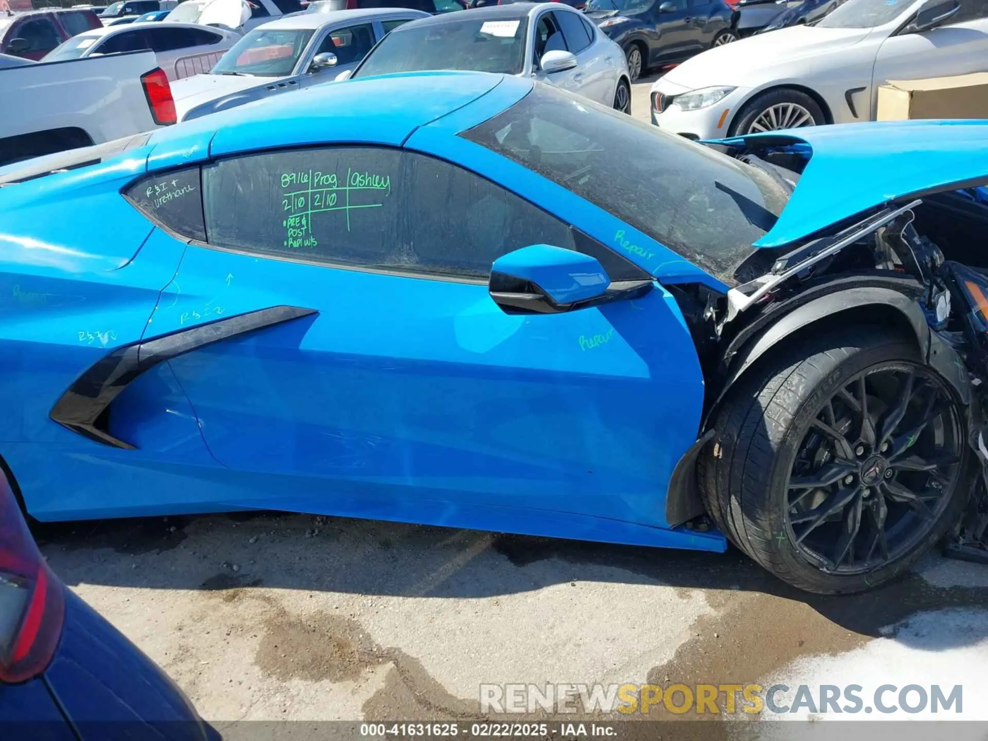 14 Photograph of a damaged car 1G1YA2D40P5129757 CHEVROLET CORVETTE STINGRAY 2023