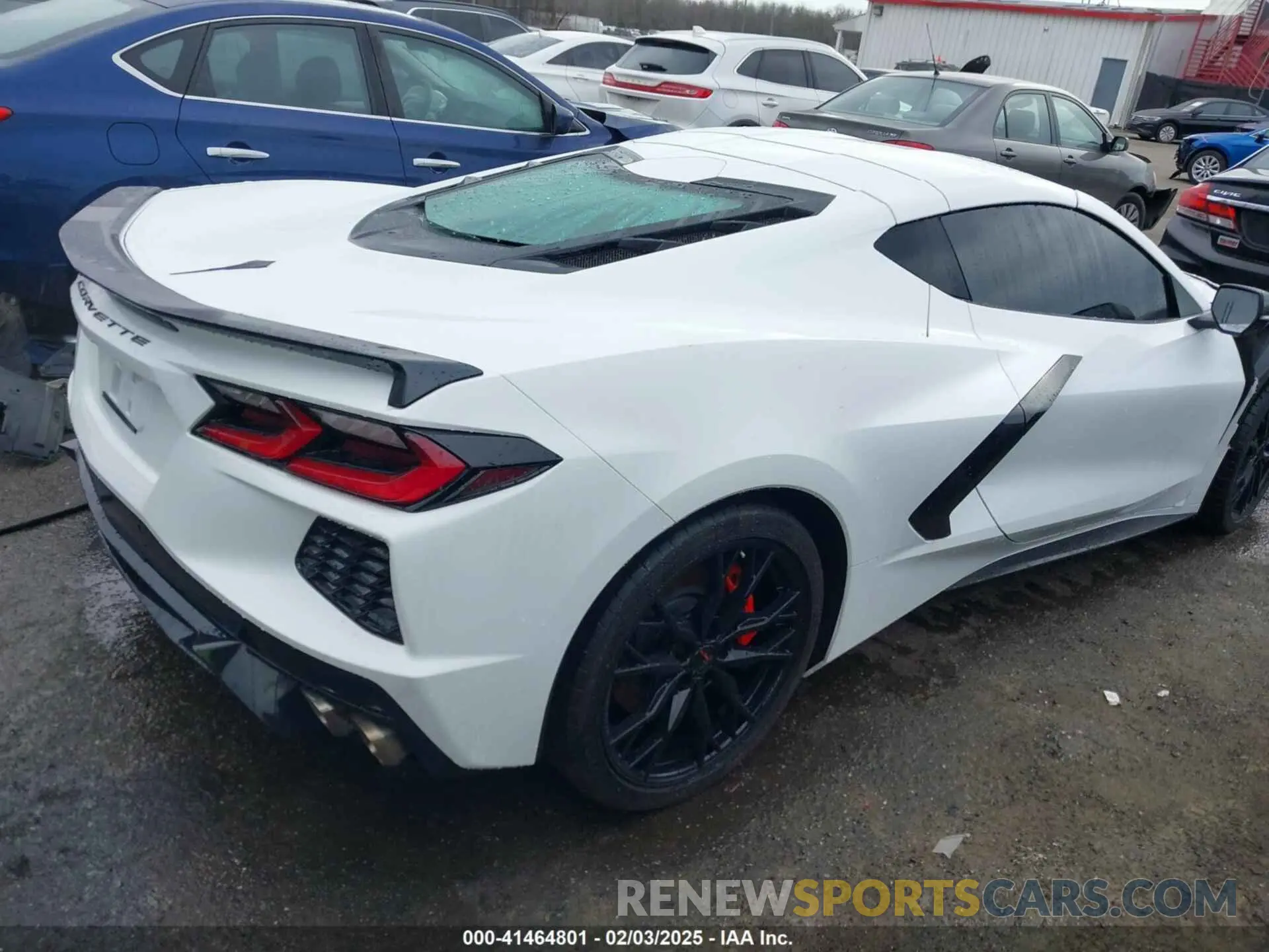 4 Photograph of a damaged car 1G1YA2D42P5116900 CHEVROLET CORVETTE STINGRAY 2023