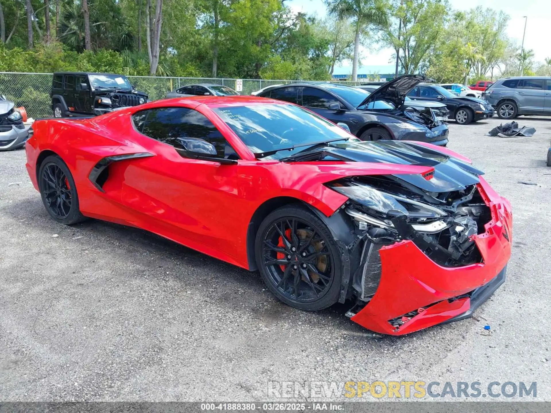1 Photograph of a damaged car 1G1YA2D48P5113841 CHEVROLET CORVETTE STINGRAY 2023