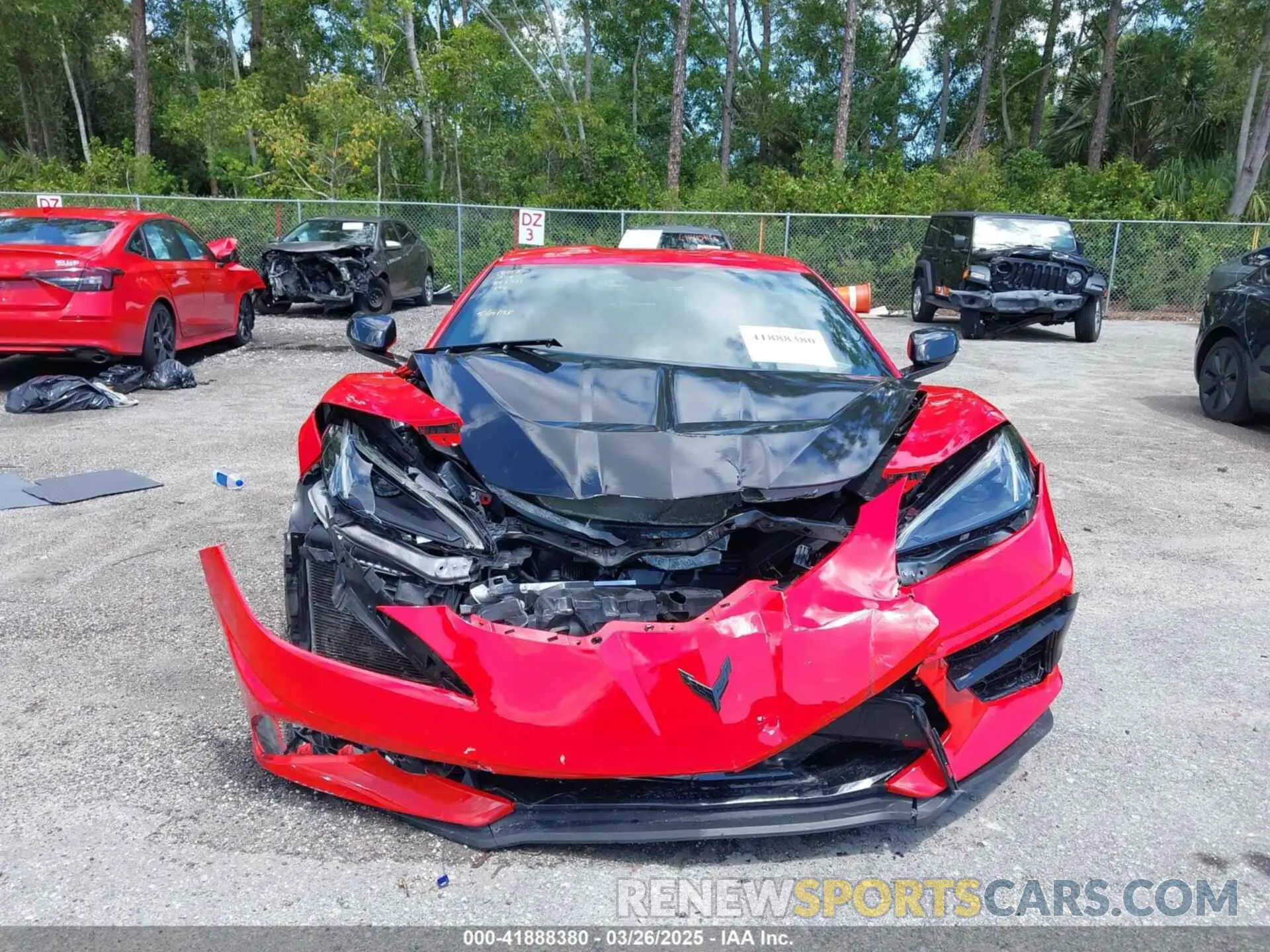 13 Photograph of a damaged car 1G1YA2D48P5113841 CHEVROLET CORVETTE STINGRAY 2023