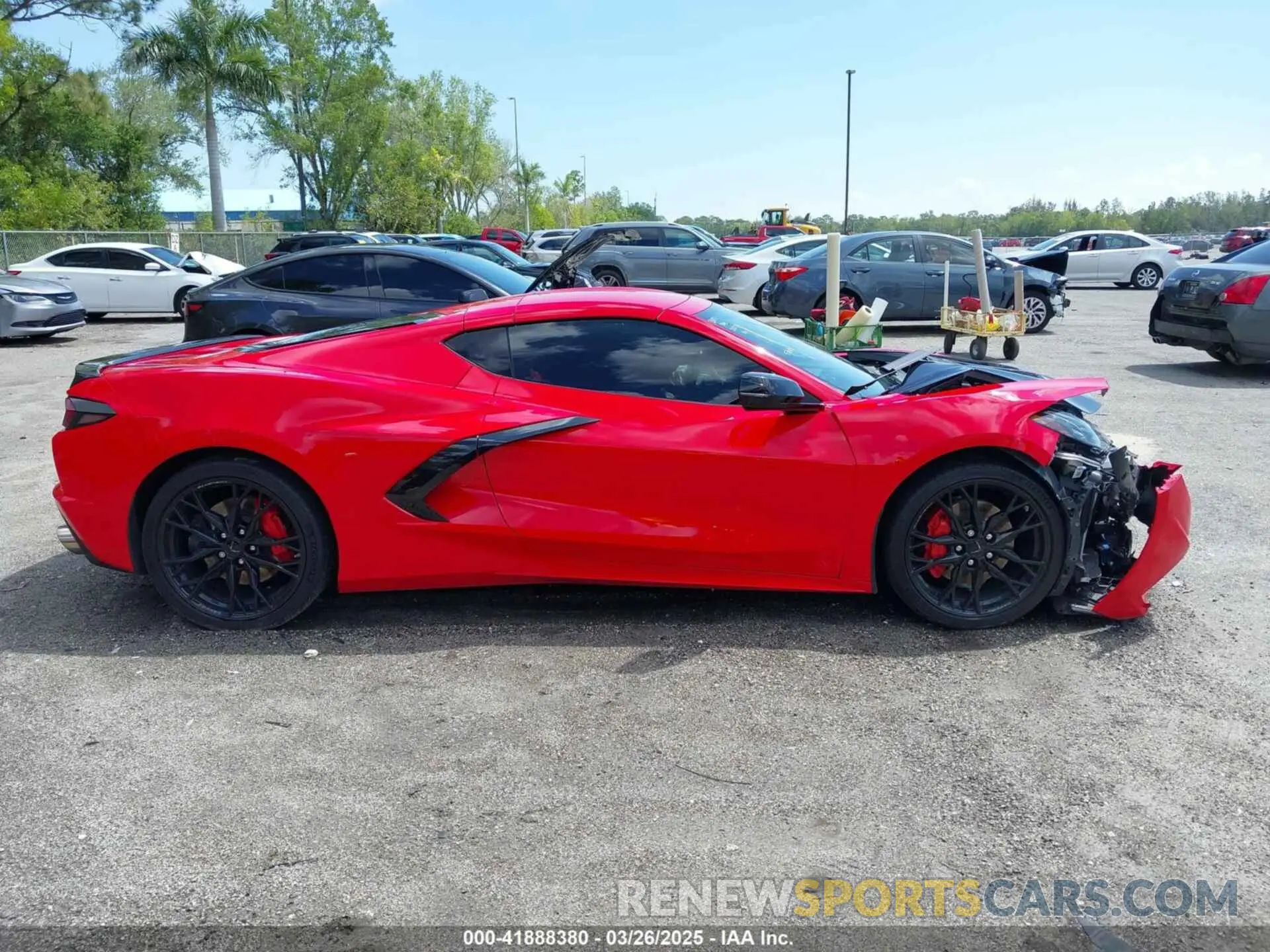 14 Photograph of a damaged car 1G1YA2D48P5113841 CHEVROLET CORVETTE STINGRAY 2023