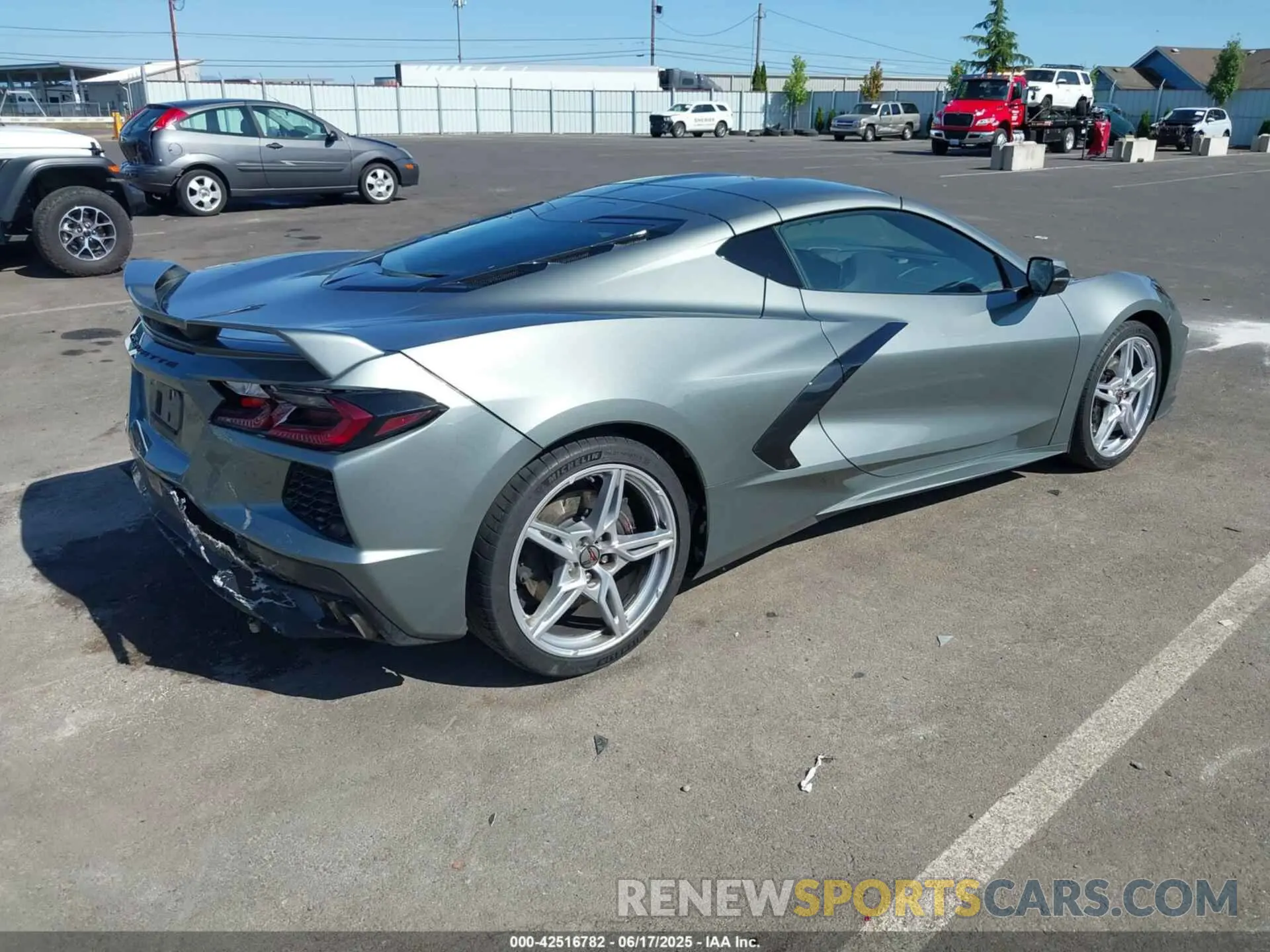 4 Photograph of a damaged car 1G1YA2D48P5135449 CHEVROLET CORVETTE STINGRAY 2023