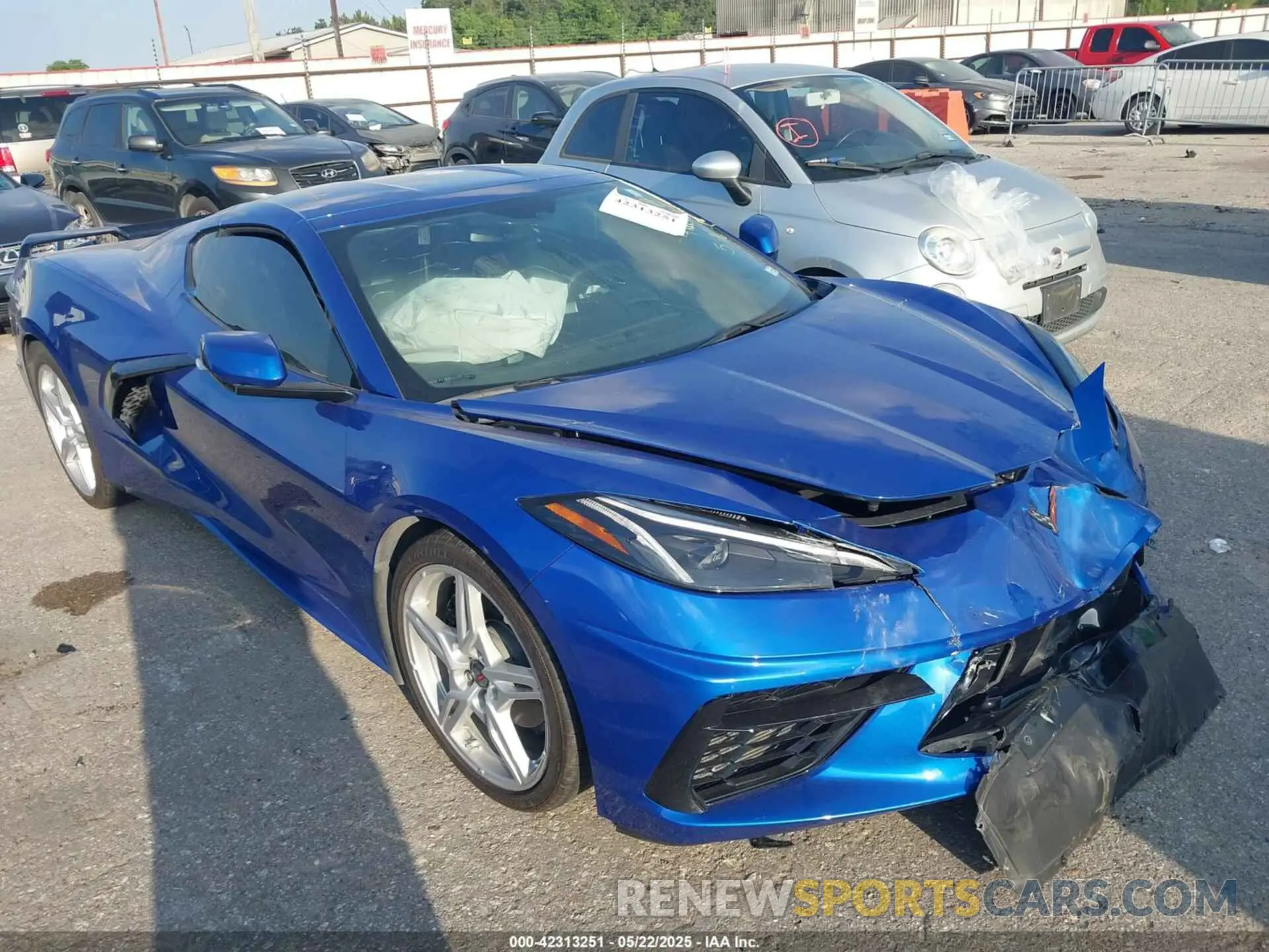 1 Photograph of a damaged car 1G1YA2D4XP5113856 CHEVROLET CORVETTE STINGRAY 2023