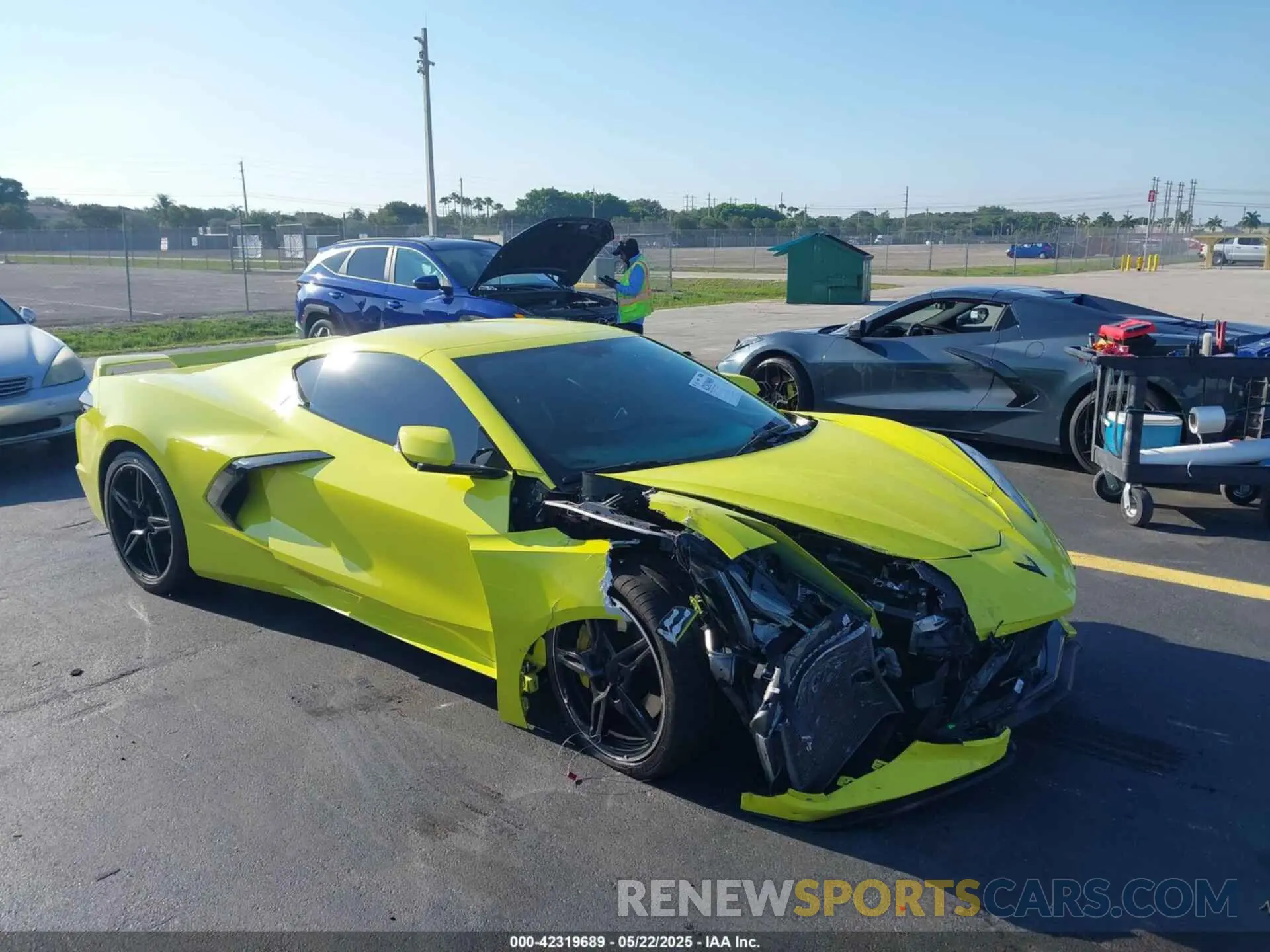 1 Photograph of a damaged car 1G1YB2D40P5111501 CHEVROLET CORVETTE STINGRAY 2023