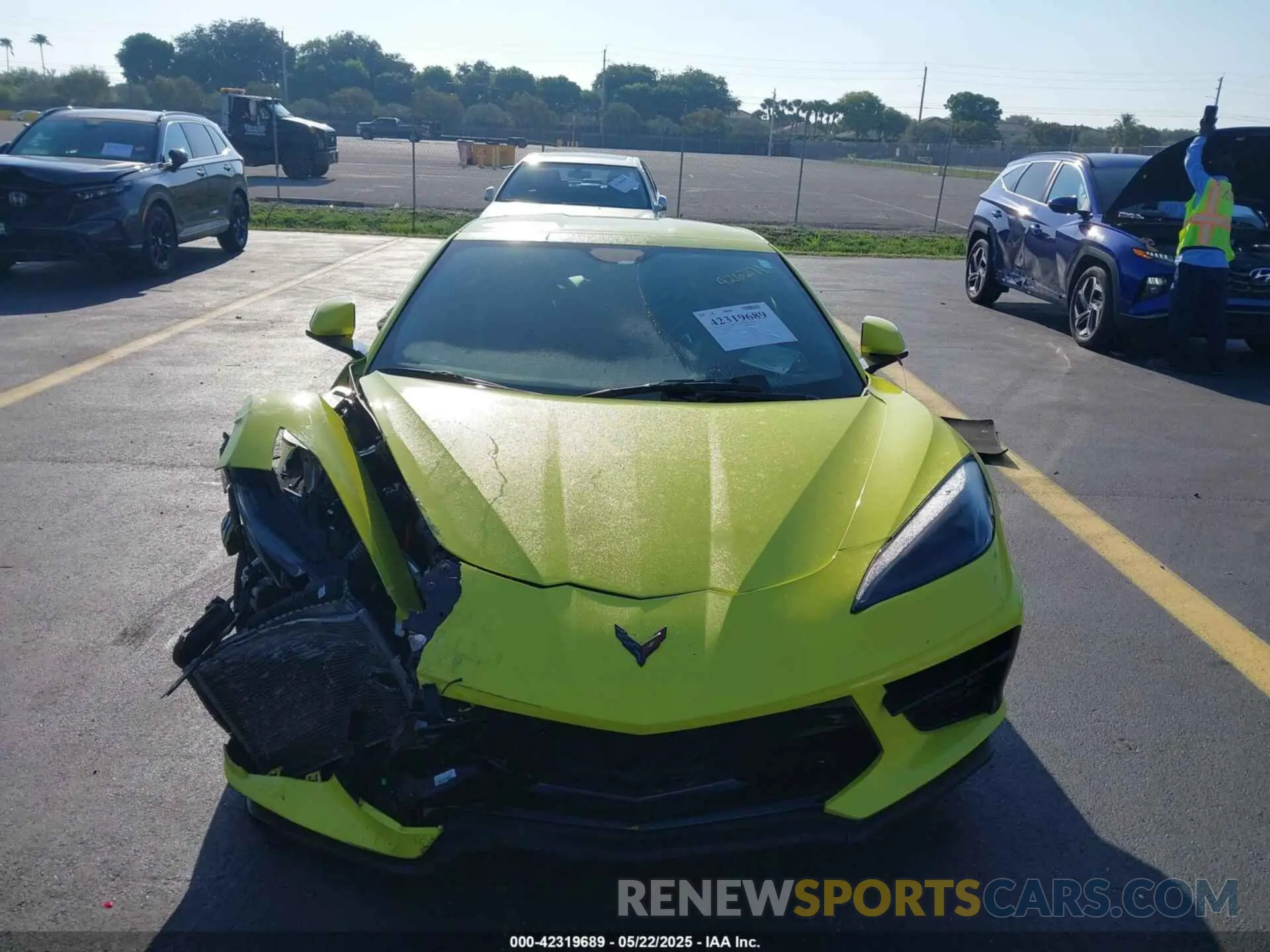 12 Photograph of a damaged car 1G1YB2D40P5111501 CHEVROLET CORVETTE STINGRAY 2023