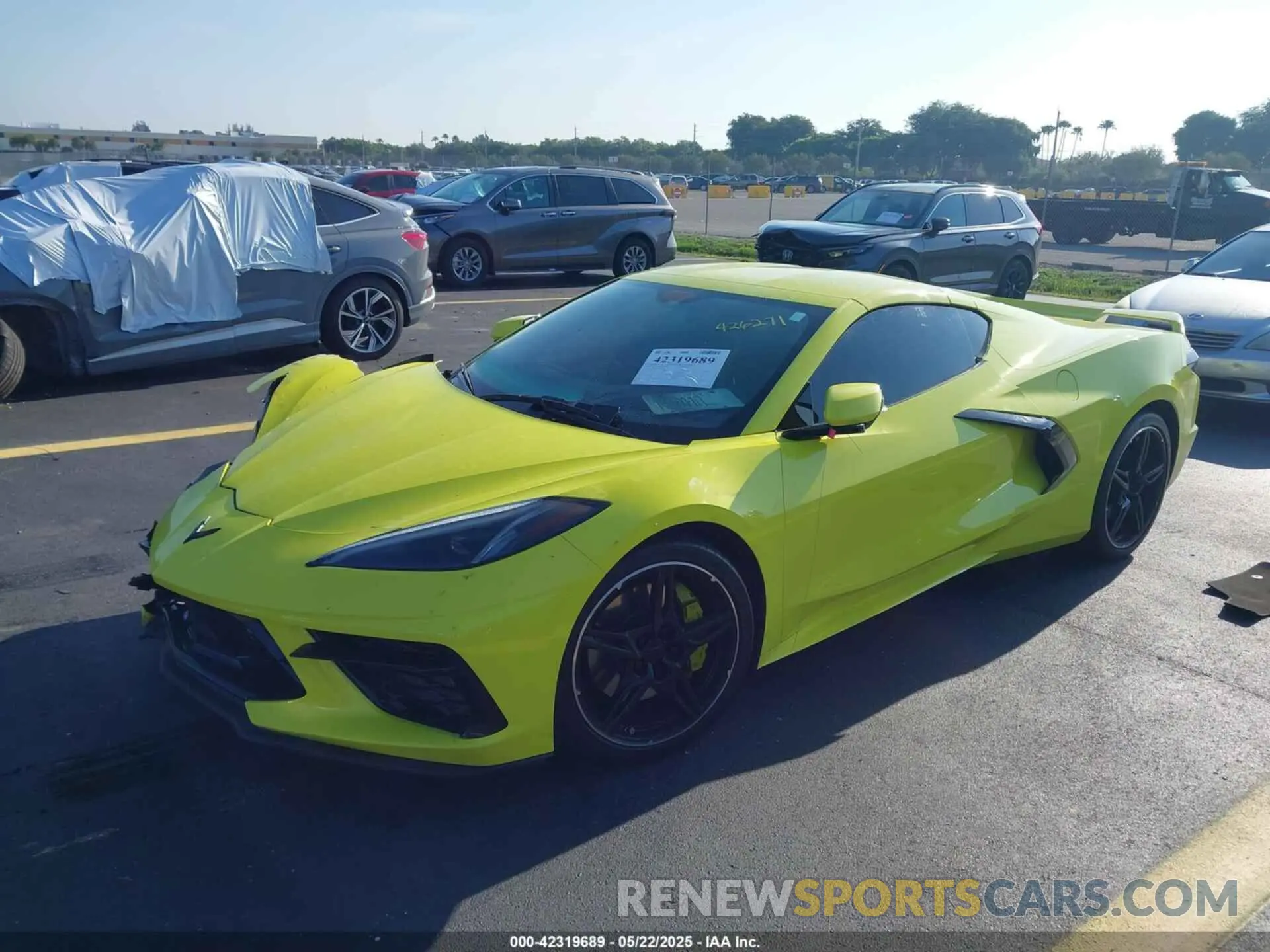 2 Photograph of a damaged car 1G1YB2D40P5111501 CHEVROLET CORVETTE STINGRAY 2023