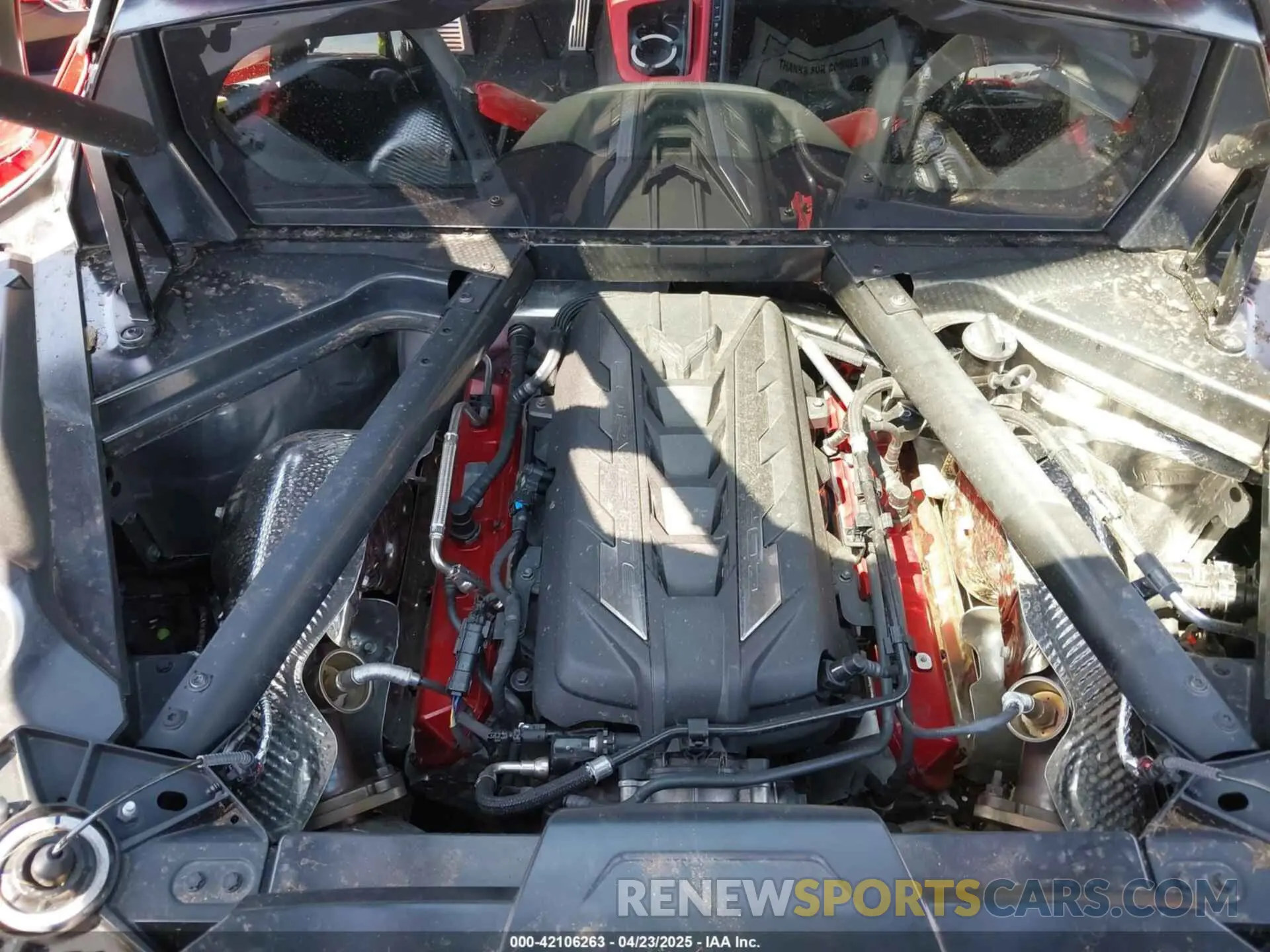 10 Photograph of a damaged car 1G1YB2D43P5107409 CHEVROLET CORVETTE STINGRAY 2023