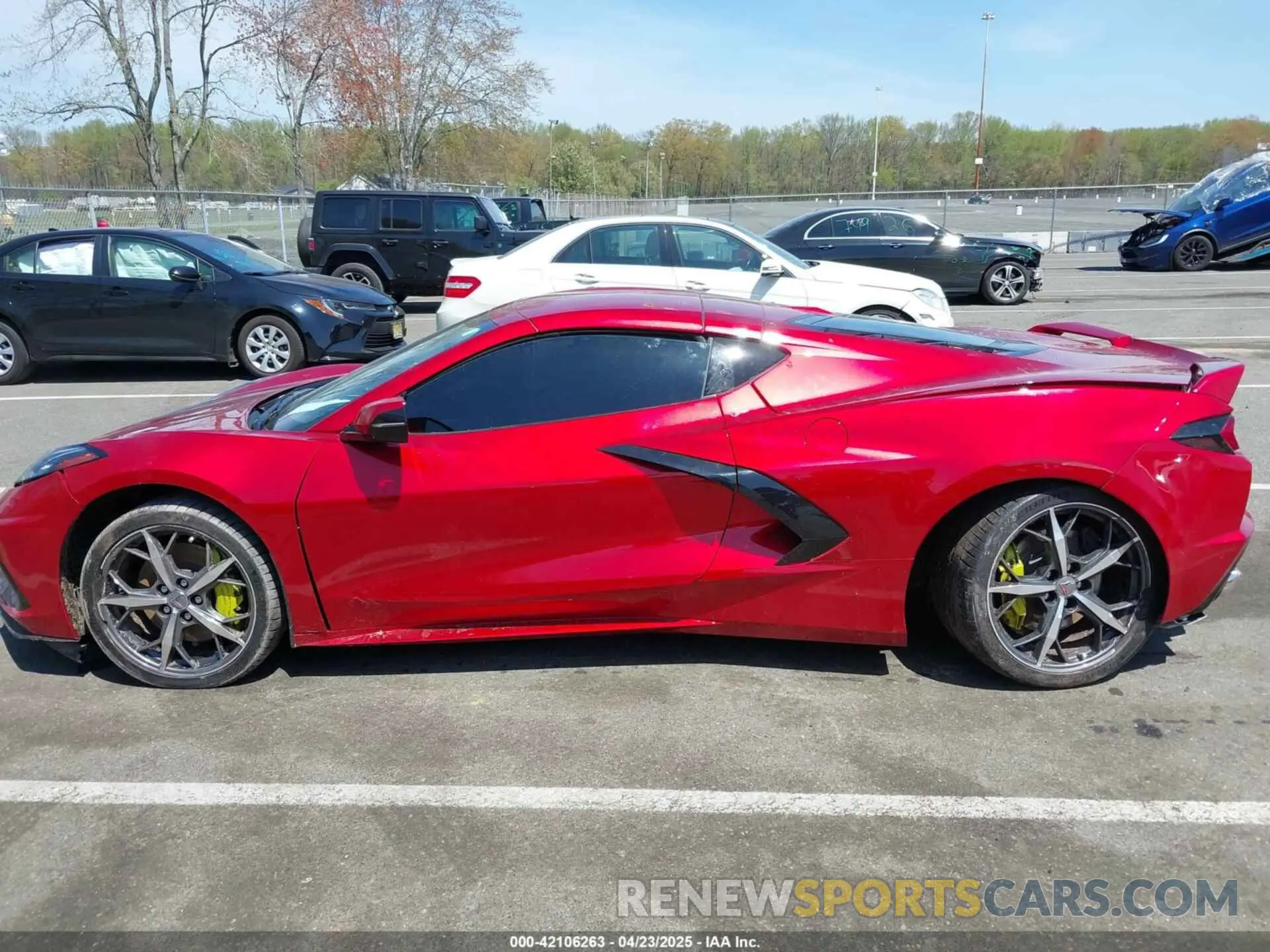 13 Photograph of a damaged car 1G1YB2D43P5107409 CHEVROLET CORVETTE STINGRAY 2023