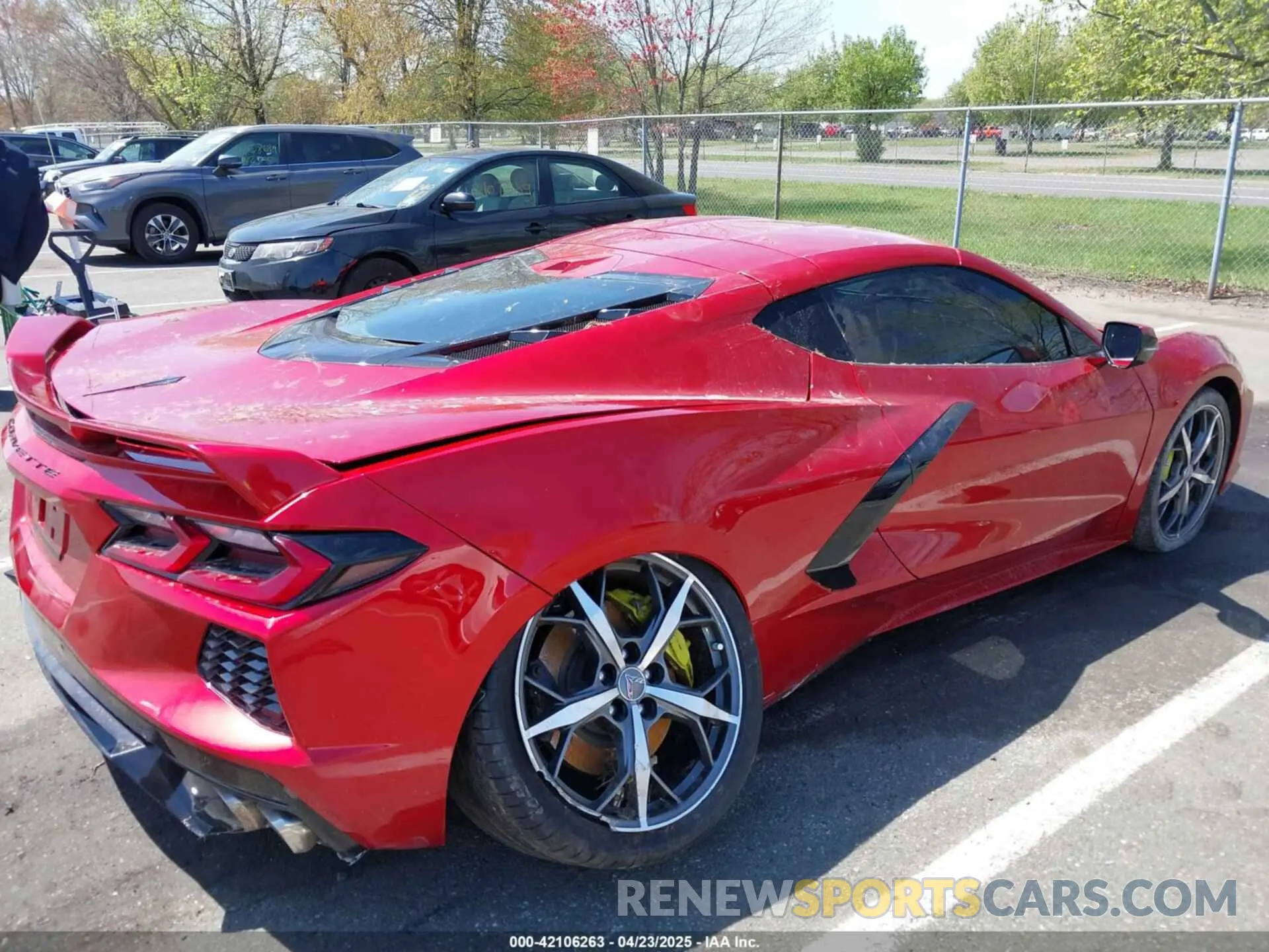 16 Photograph of a damaged car 1G1YB2D43P5107409 CHEVROLET CORVETTE STINGRAY 2023