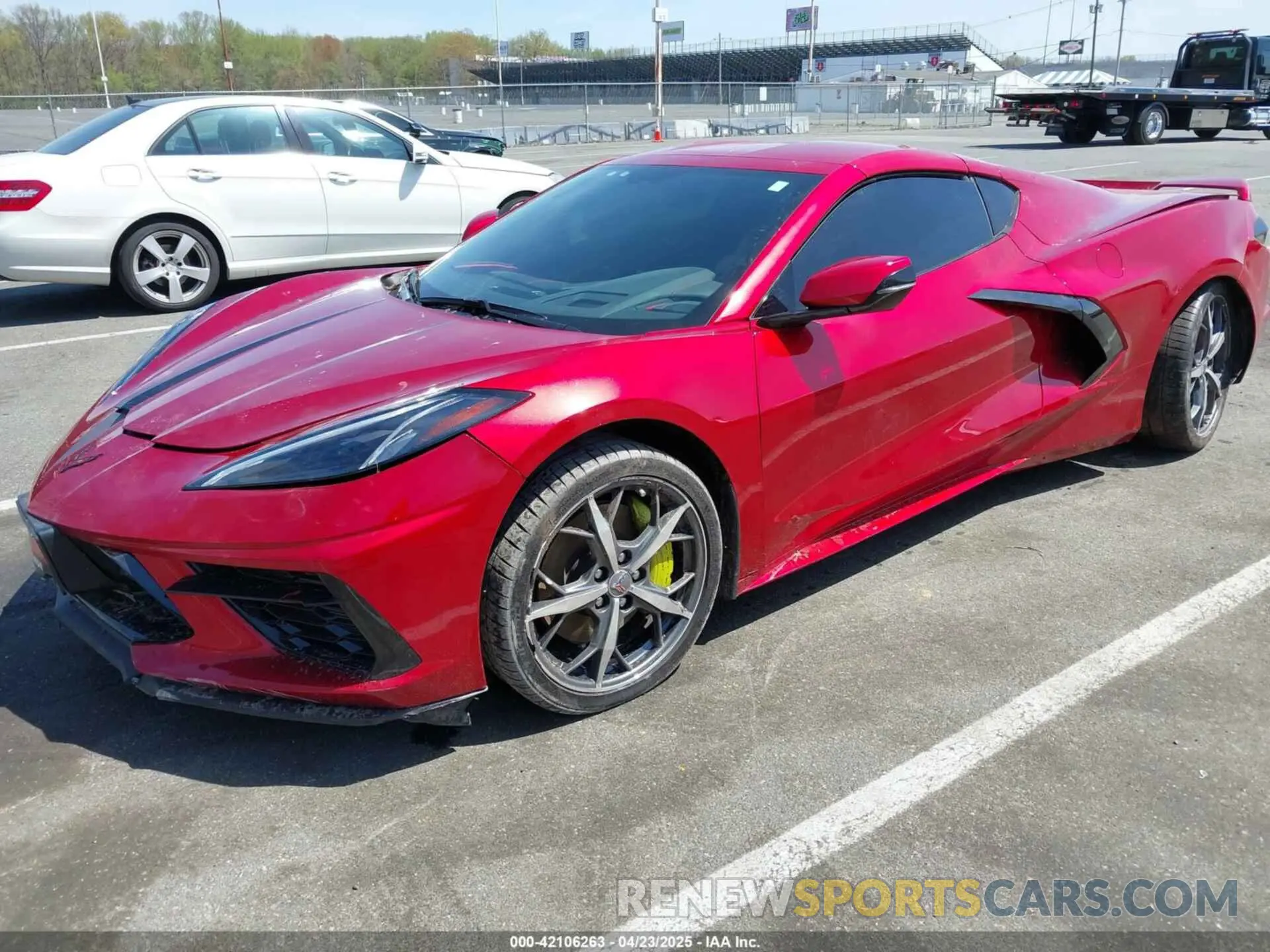 2 Photograph of a damaged car 1G1YB2D43P5107409 CHEVROLET CORVETTE STINGRAY 2023