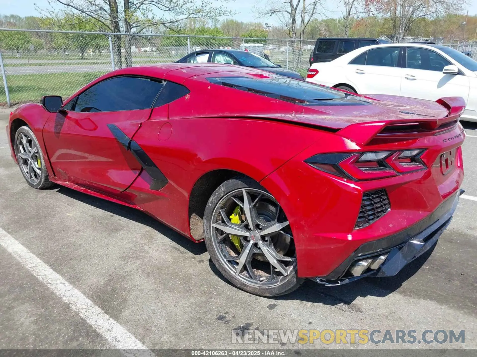 3 Photograph of a damaged car 1G1YB2D43P5107409 CHEVROLET CORVETTE STINGRAY 2023