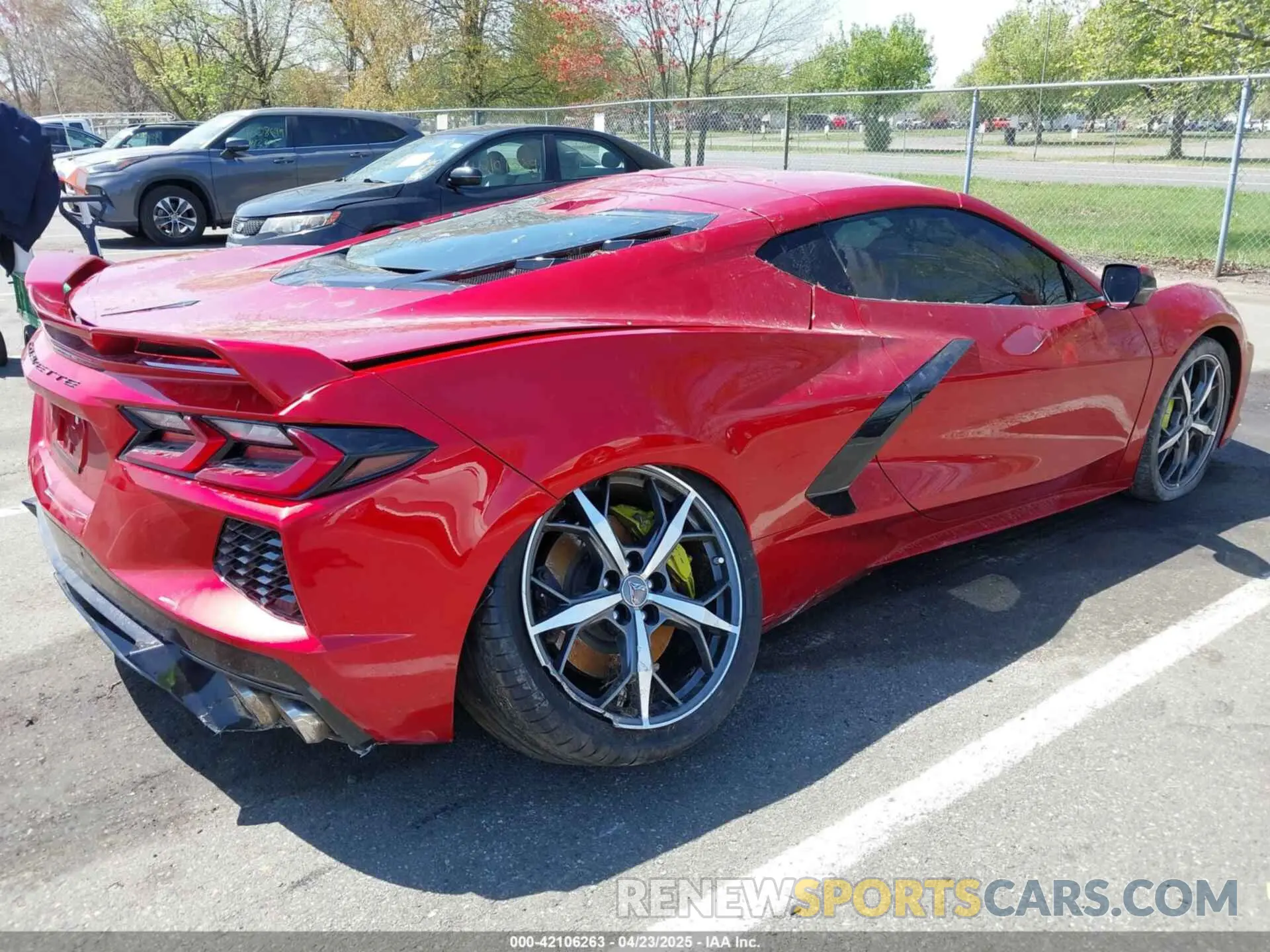 4 Photograph of a damaged car 1G1YB2D43P5107409 CHEVROLET CORVETTE STINGRAY 2023