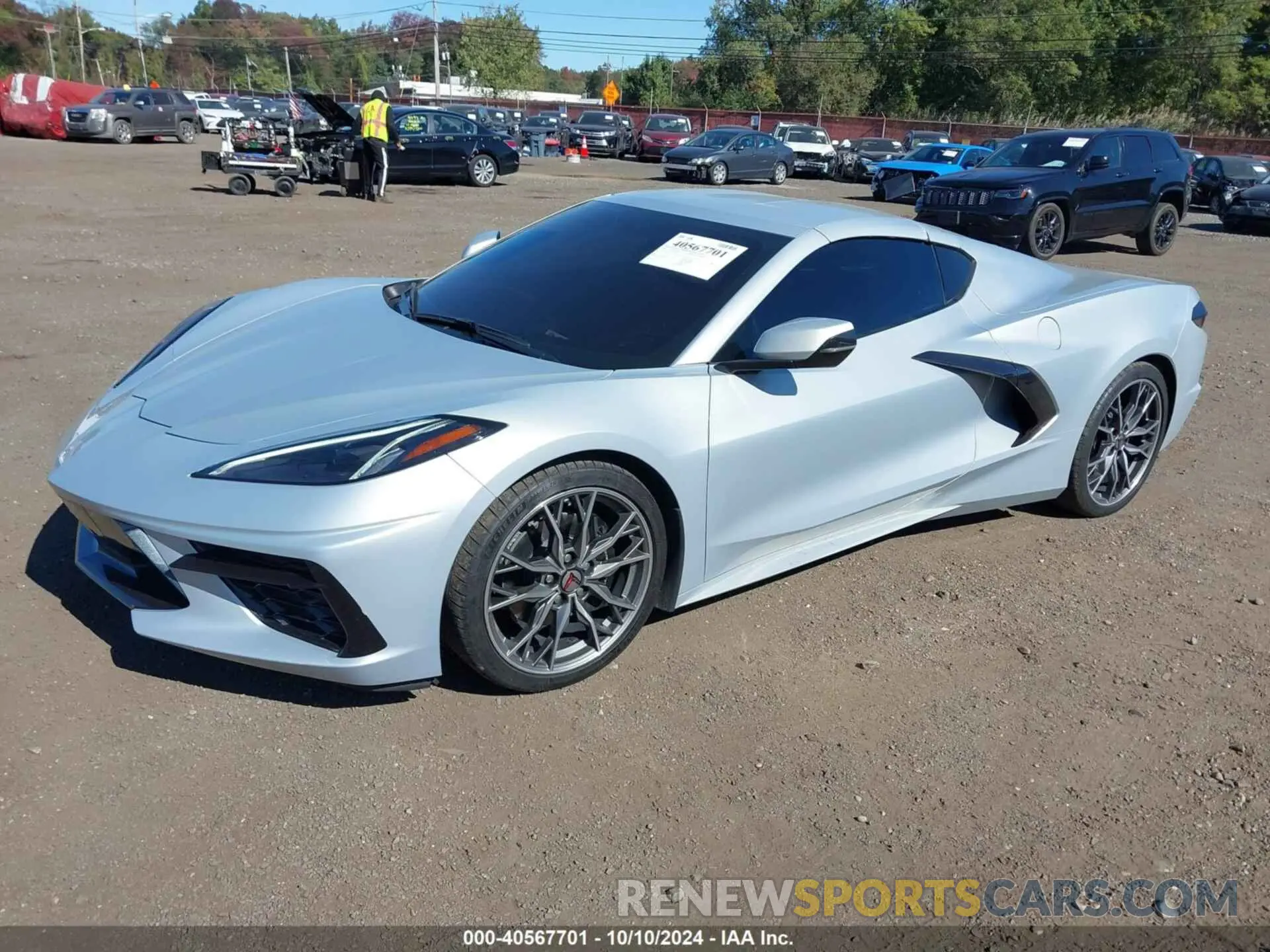 2 Photograph of a damaged car 1G1YB2D43P5112903 CHEVROLET CORVETTE STINGRAY 2023