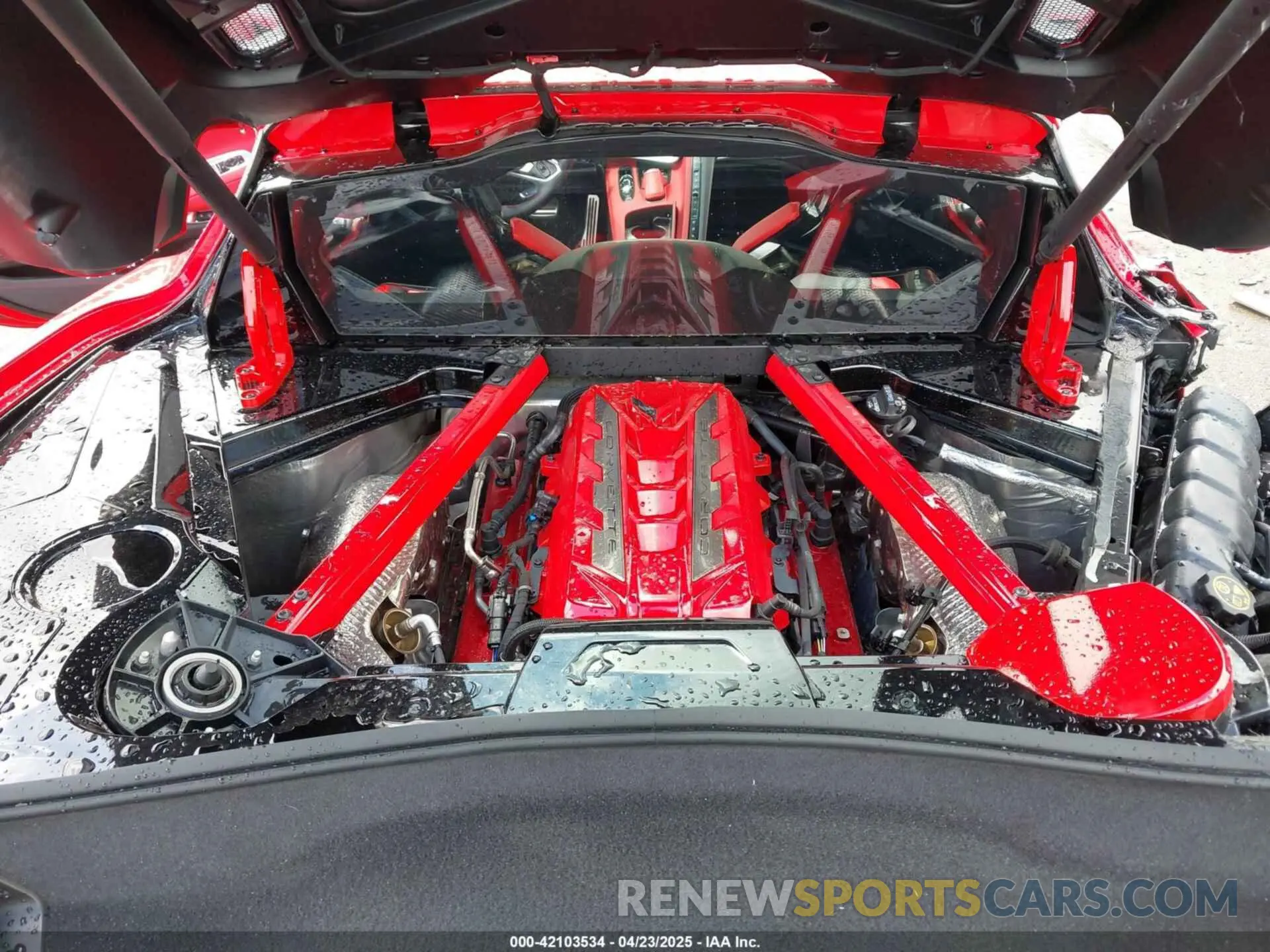 10 Photograph of a damaged car 1G1YB2D47P5100608 CHEVROLET CORVETTE STINGRAY 2023