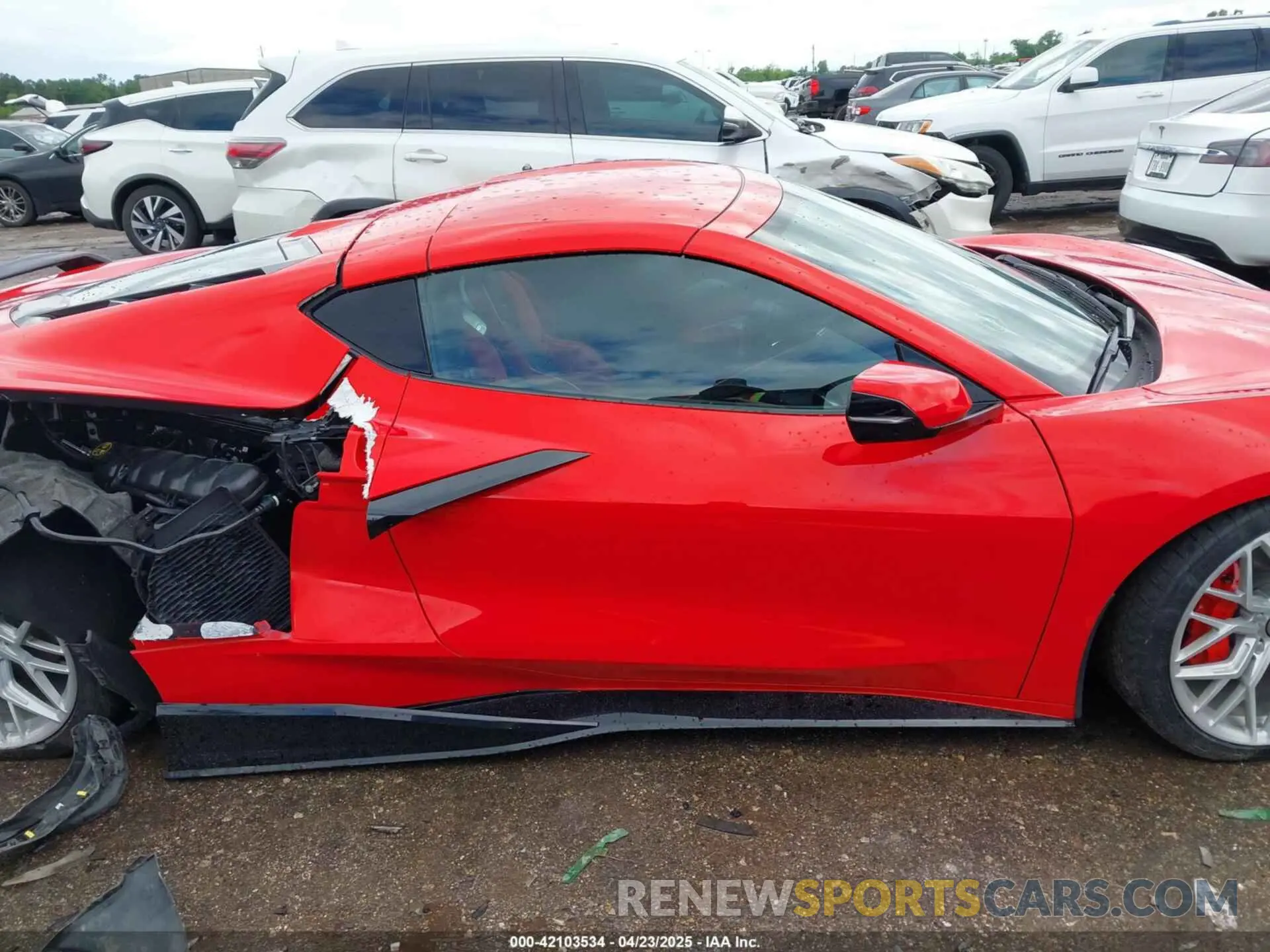 13 Photograph of a damaged car 1G1YB2D47P5100608 CHEVROLET CORVETTE STINGRAY 2023