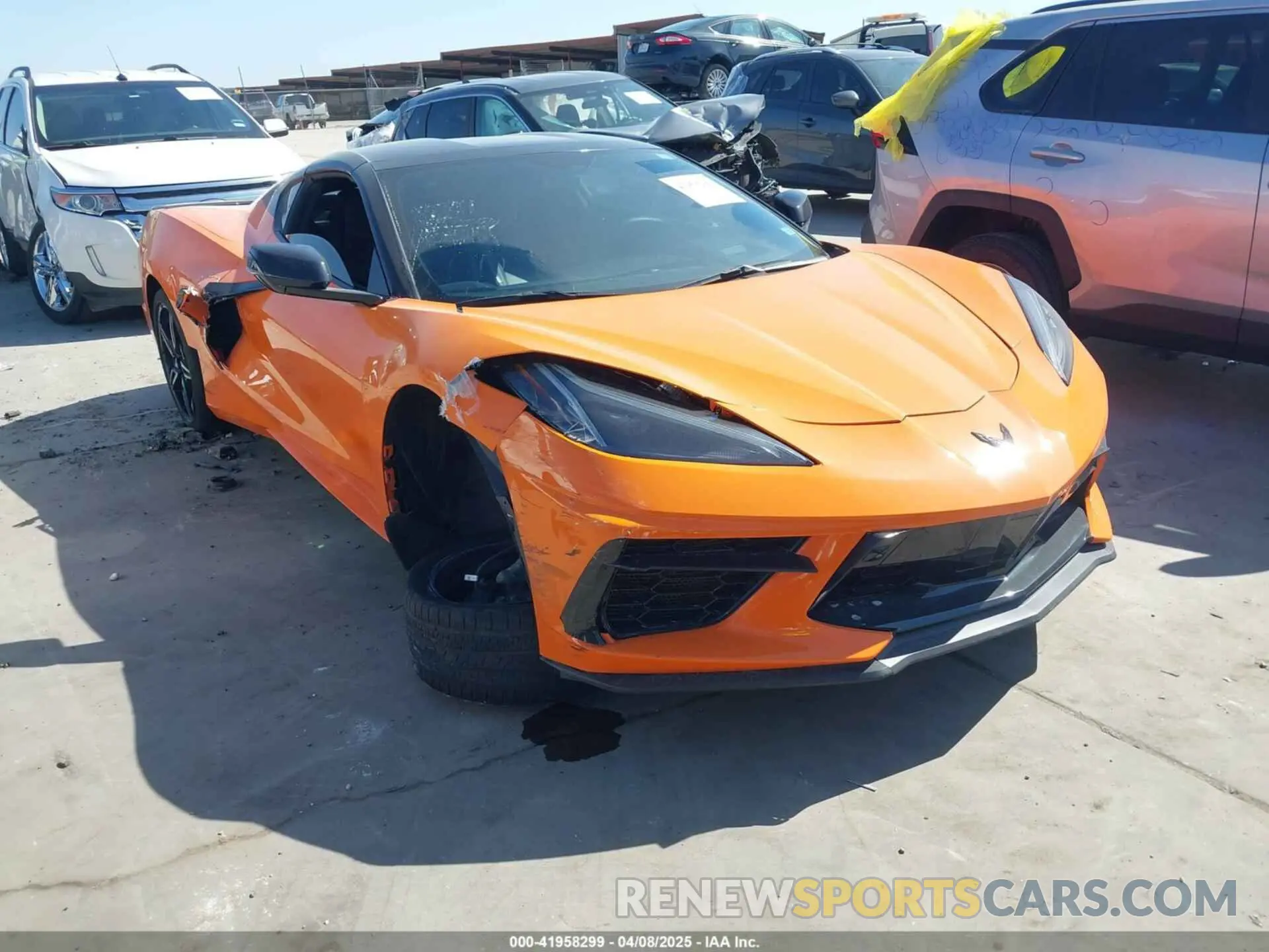 1 Photograph of a damaged car 1G1YB2D47P5137190 CHEVROLET CORVETTE STINGRAY 2023