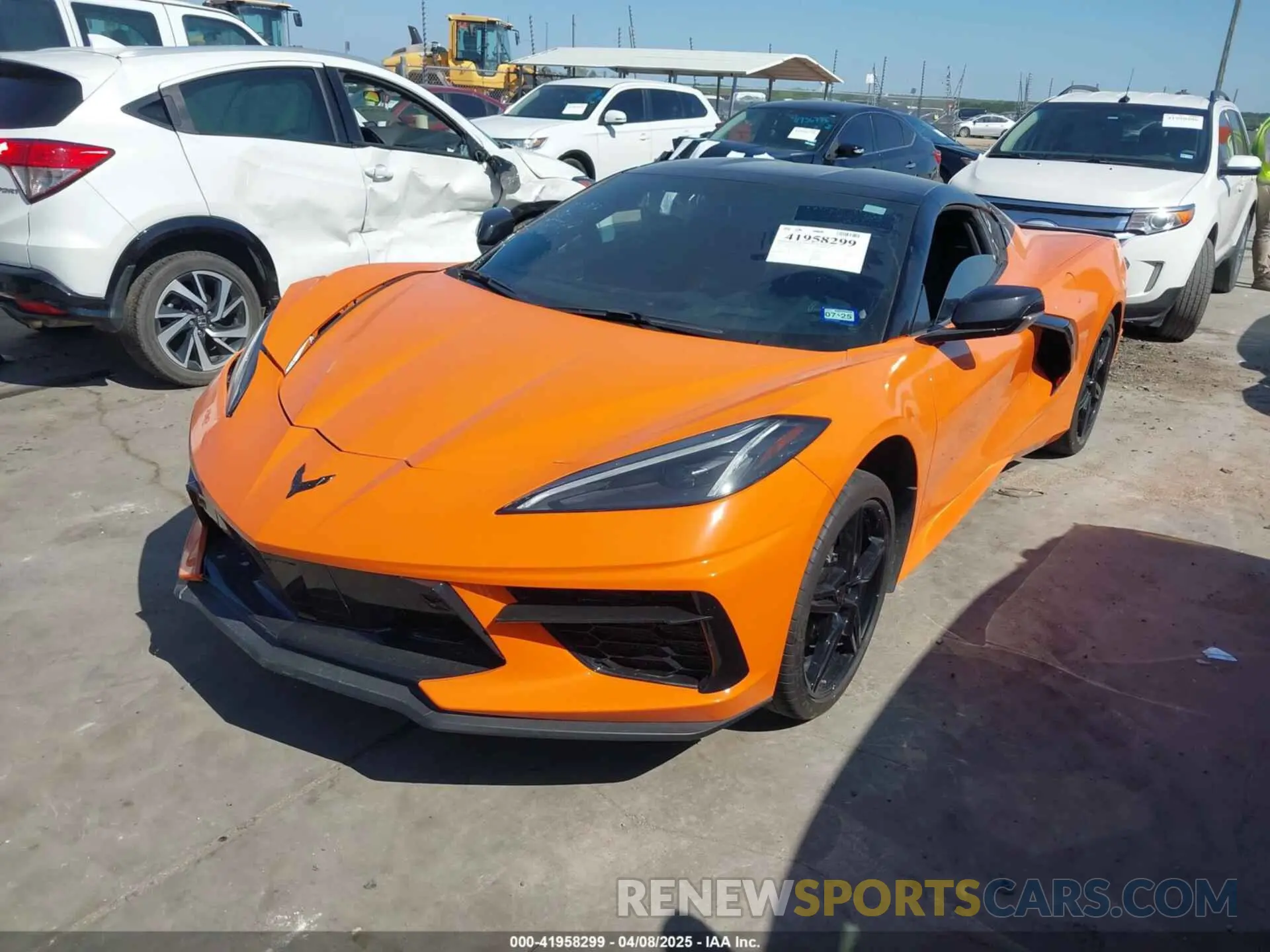 2 Photograph of a damaged car 1G1YB2D47P5137190 CHEVROLET CORVETTE STINGRAY 2023