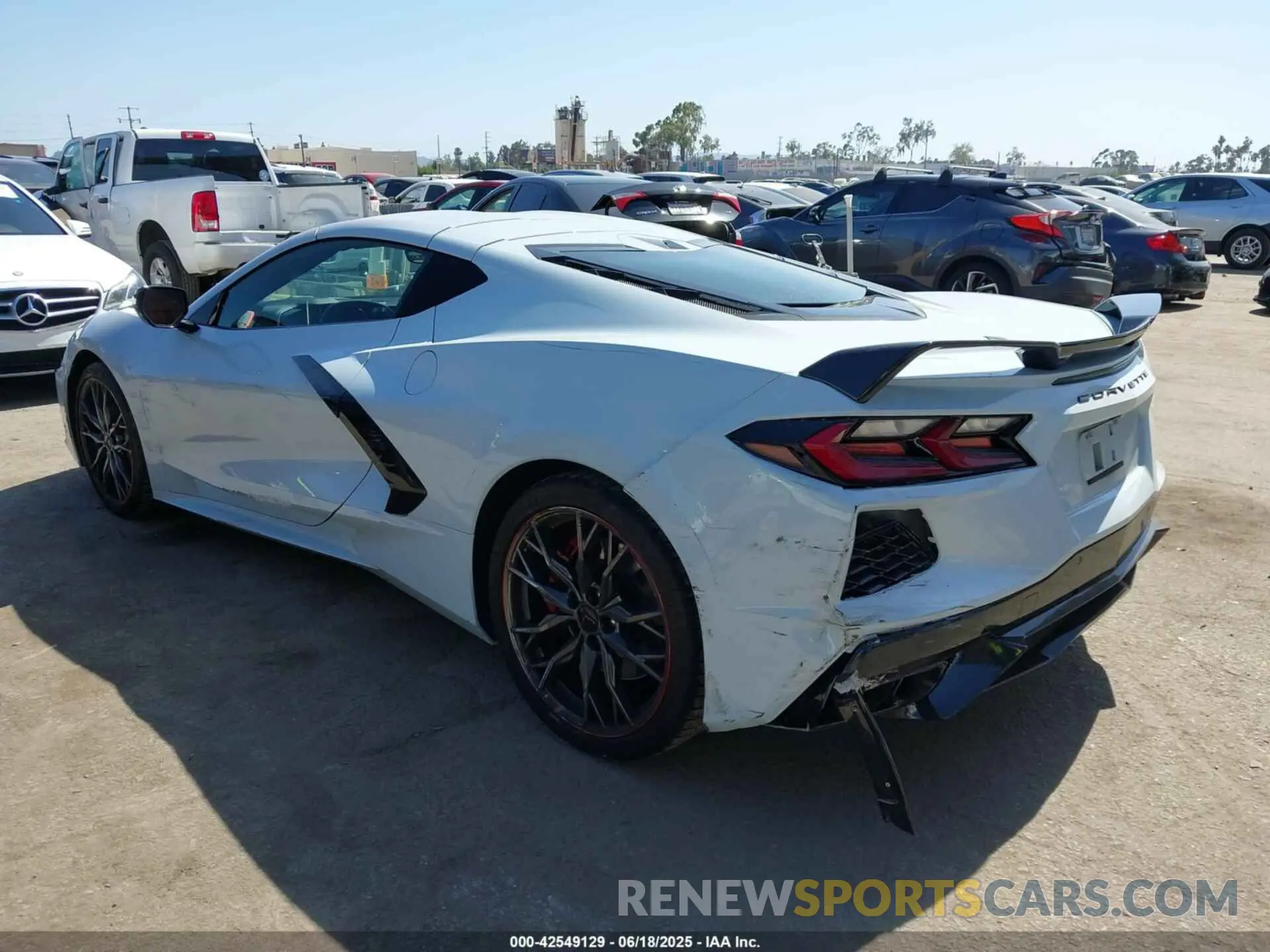 3 Photograph of a damaged car 1G1YB2D4XP5140679 CHEVROLET CORVETTE STINGRAY 2023