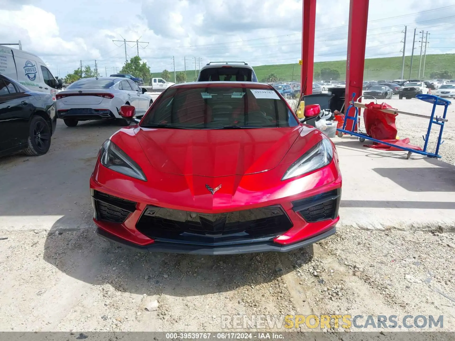 12 Photograph of a damaged car 1G1YB3D42P5104457 CHEVROLET CORVETTE STINGRAY 2023