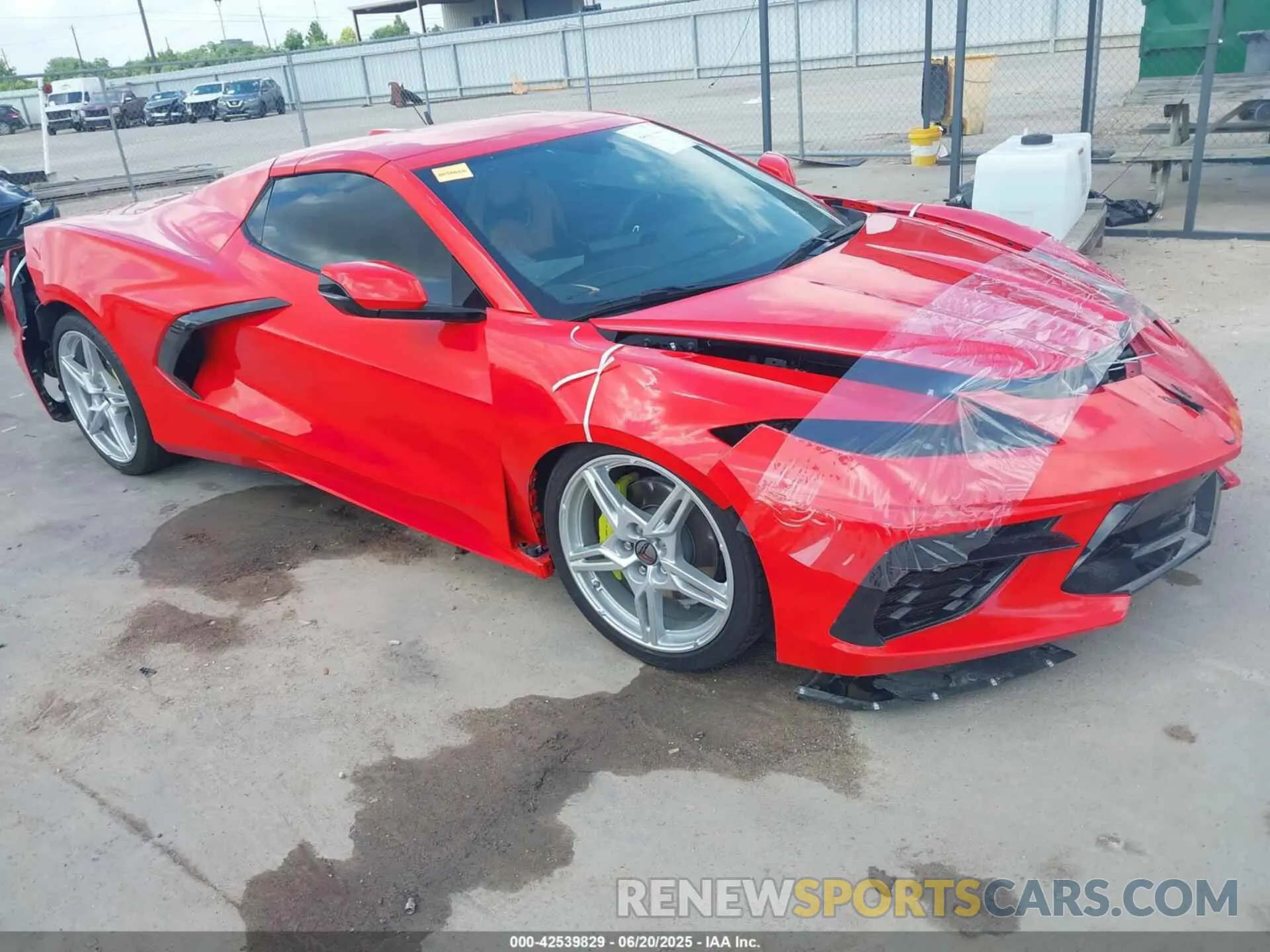1 Photograph of a damaged car 1G1YB3D44P5126055 CHEVROLET CORVETTE STINGRAY 2023