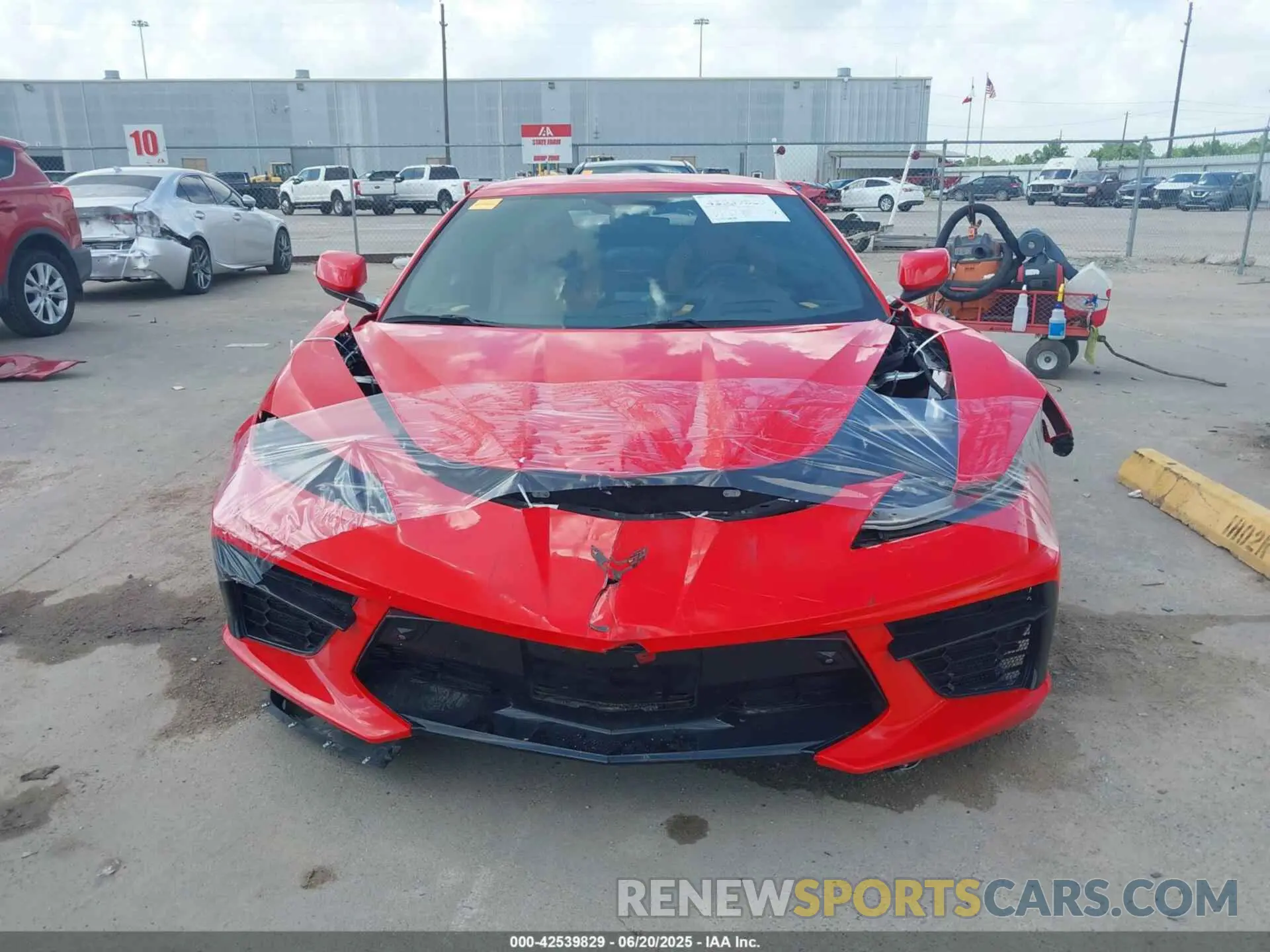 13 Photograph of a damaged car 1G1YB3D44P5126055 CHEVROLET CORVETTE STINGRAY 2023
