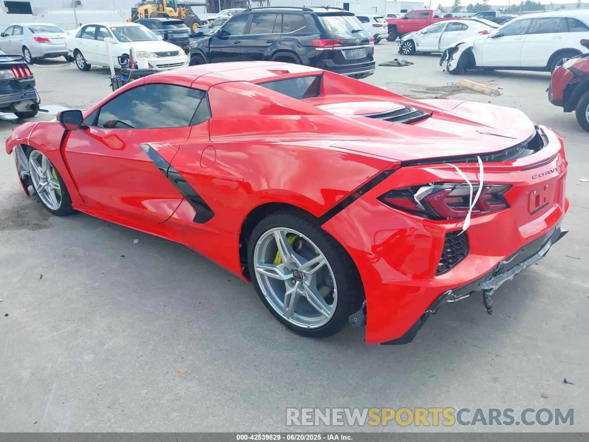 3 Photograph of a damaged car 1G1YB3D44P5126055 CHEVROLET CORVETTE STINGRAY 2023