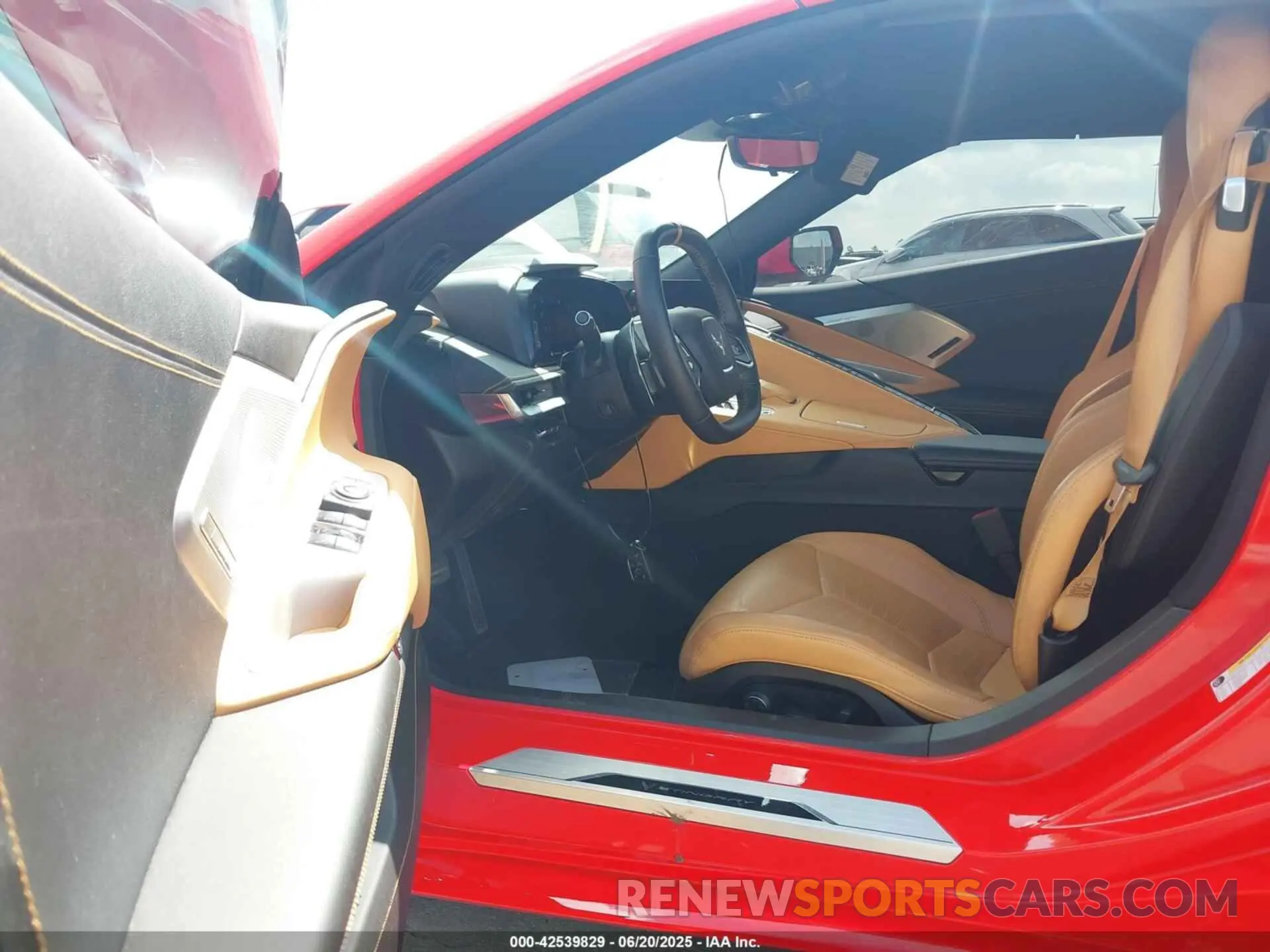 8 Photograph of a damaged car 1G1YB3D44P5126055 CHEVROLET CORVETTE STINGRAY 2023