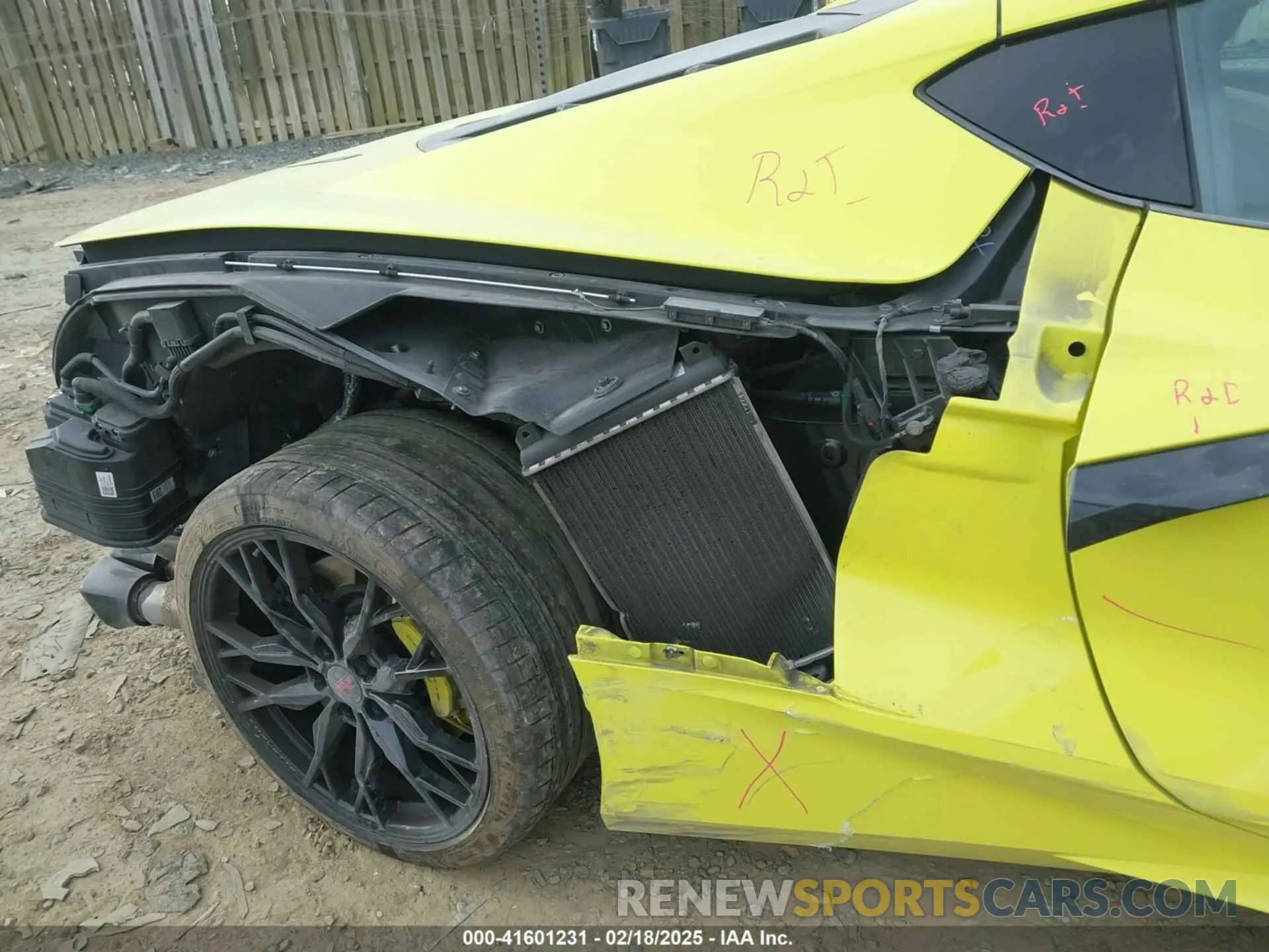6 Photograph of a damaged car 1G1YC2D49P5109601 CHEVROLET CORVETTE STINGRAY 2023