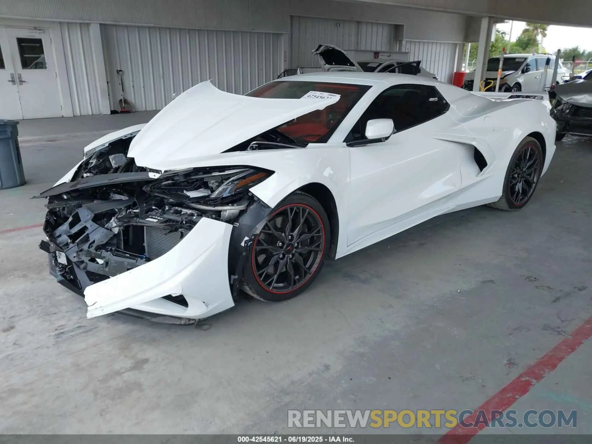 2 Photograph of a damaged car 1G1YC3D41P5118346 CHEVROLET CORVETTE STINGRAY 2023