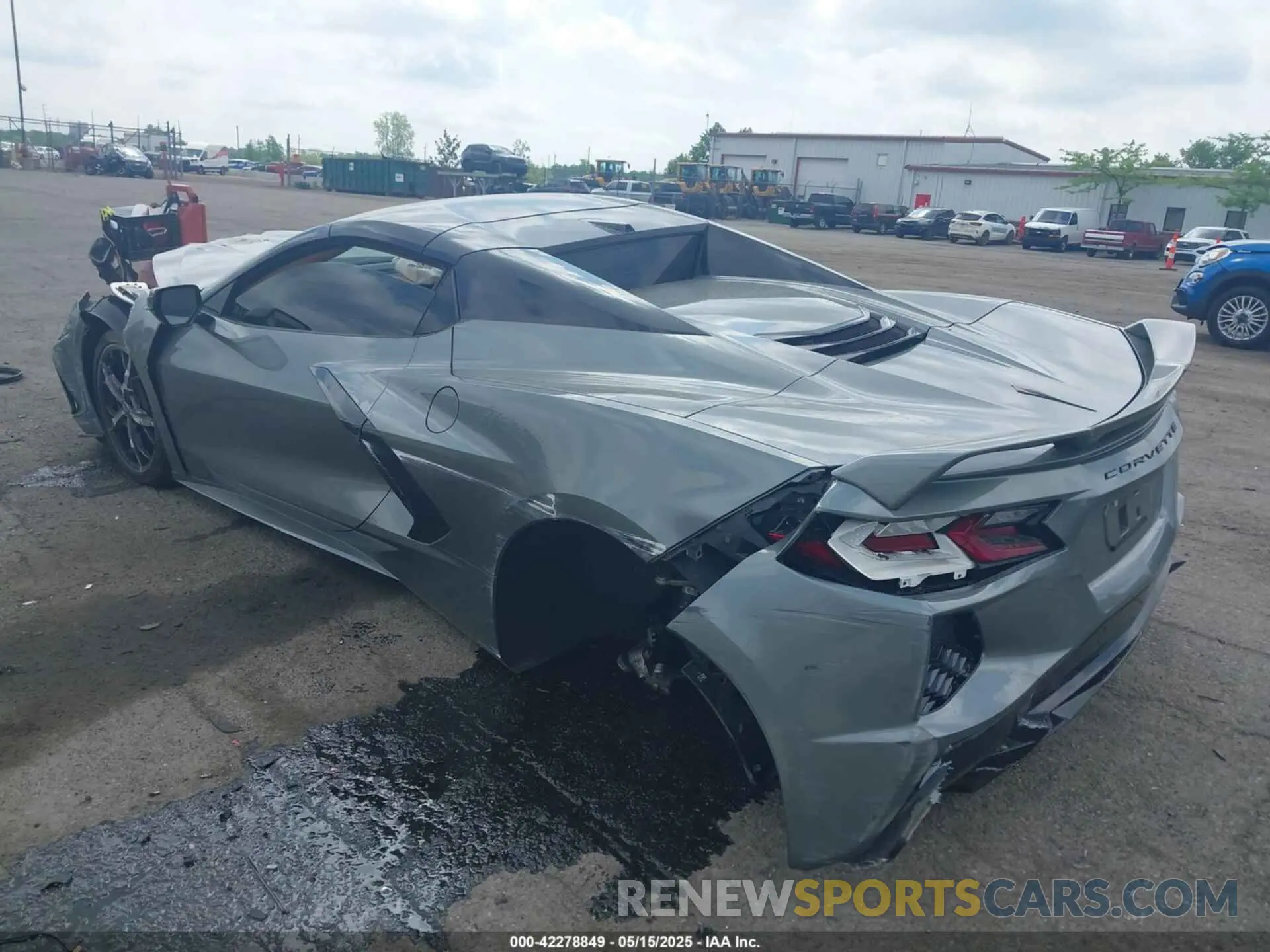 3 Photograph of a damaged car 1G1YC3D44P5110838 CHEVROLET CORVETTE STINGRAY 2023