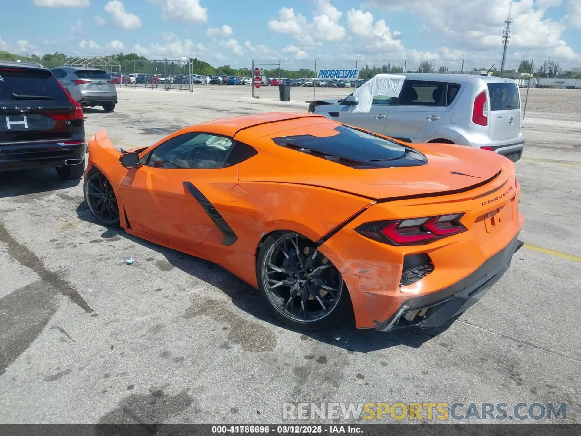 3 Photograph of a damaged car 1G1YC3D49P5120247 CHEVROLET CORVETTE STINGRAY 2023