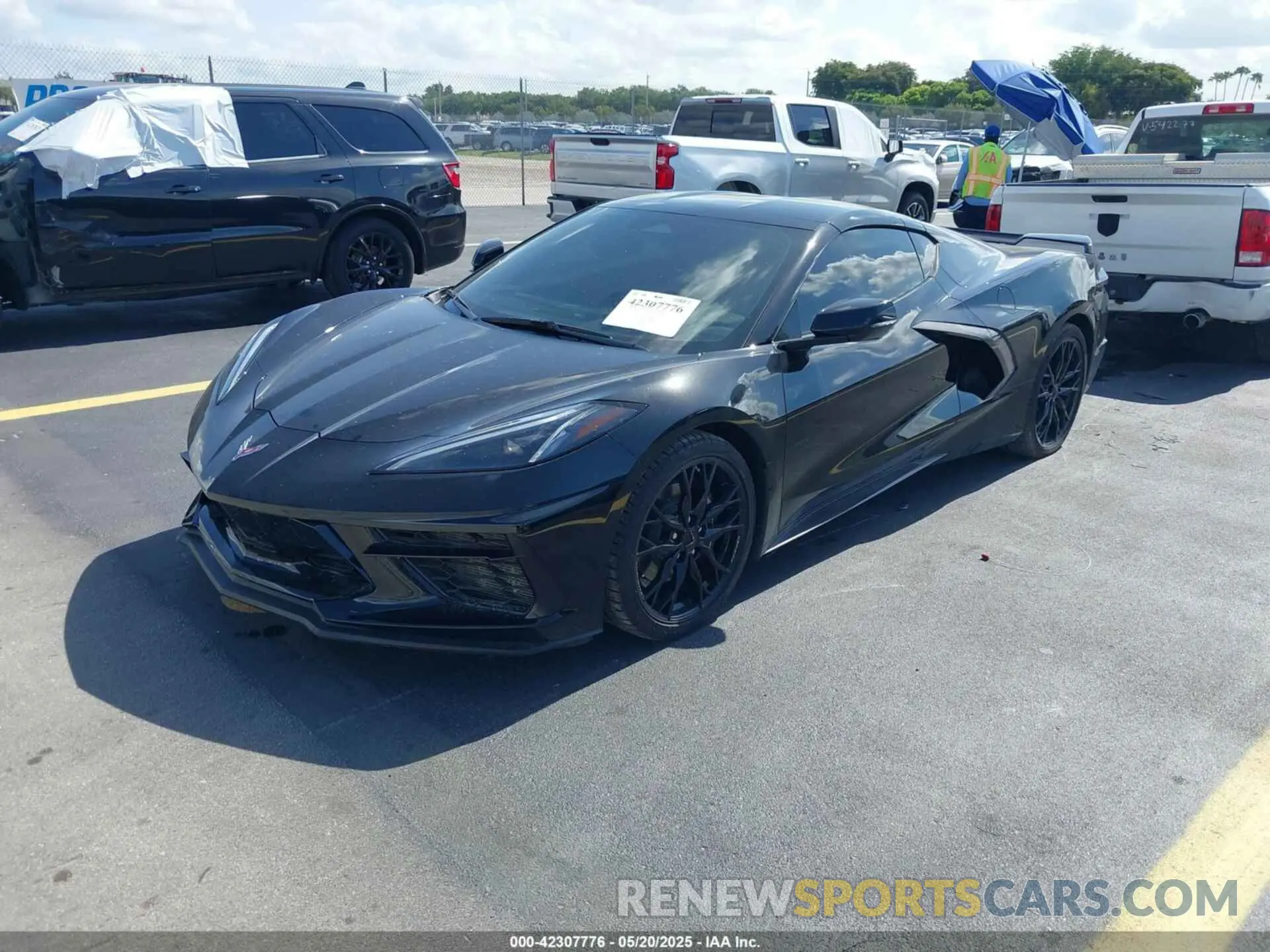 2 Photograph of a damaged car 1G1YA2D40R5101086 CHEVROLET CORVETTE STINGRAY 2024