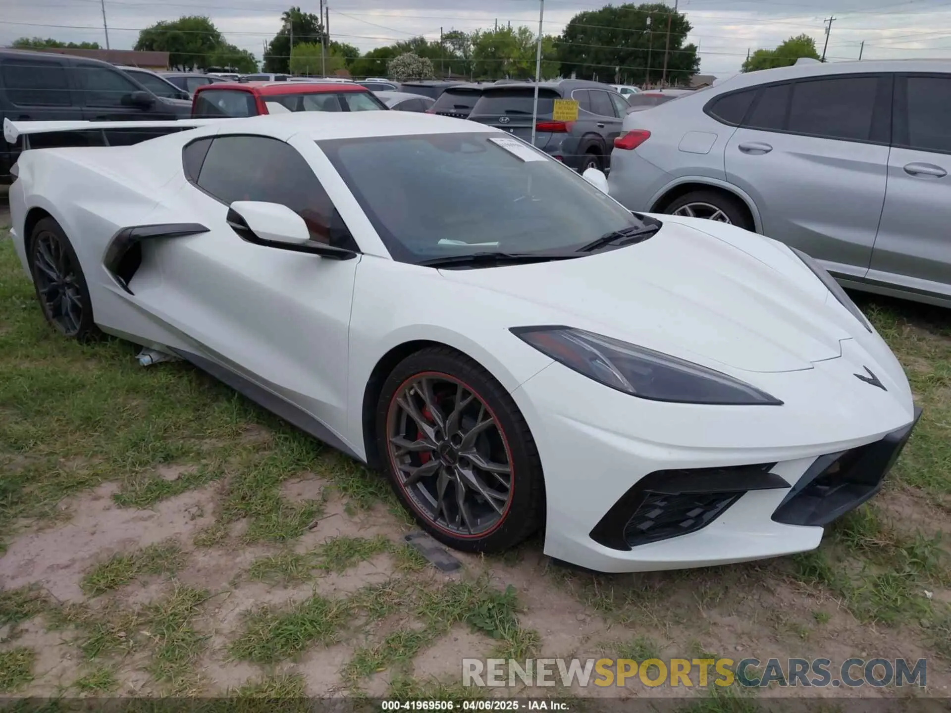 1 Photograph of a damaged car 1G1YA2D44R5107537 CHEVROLET CORVETTE STINGRAY 2024