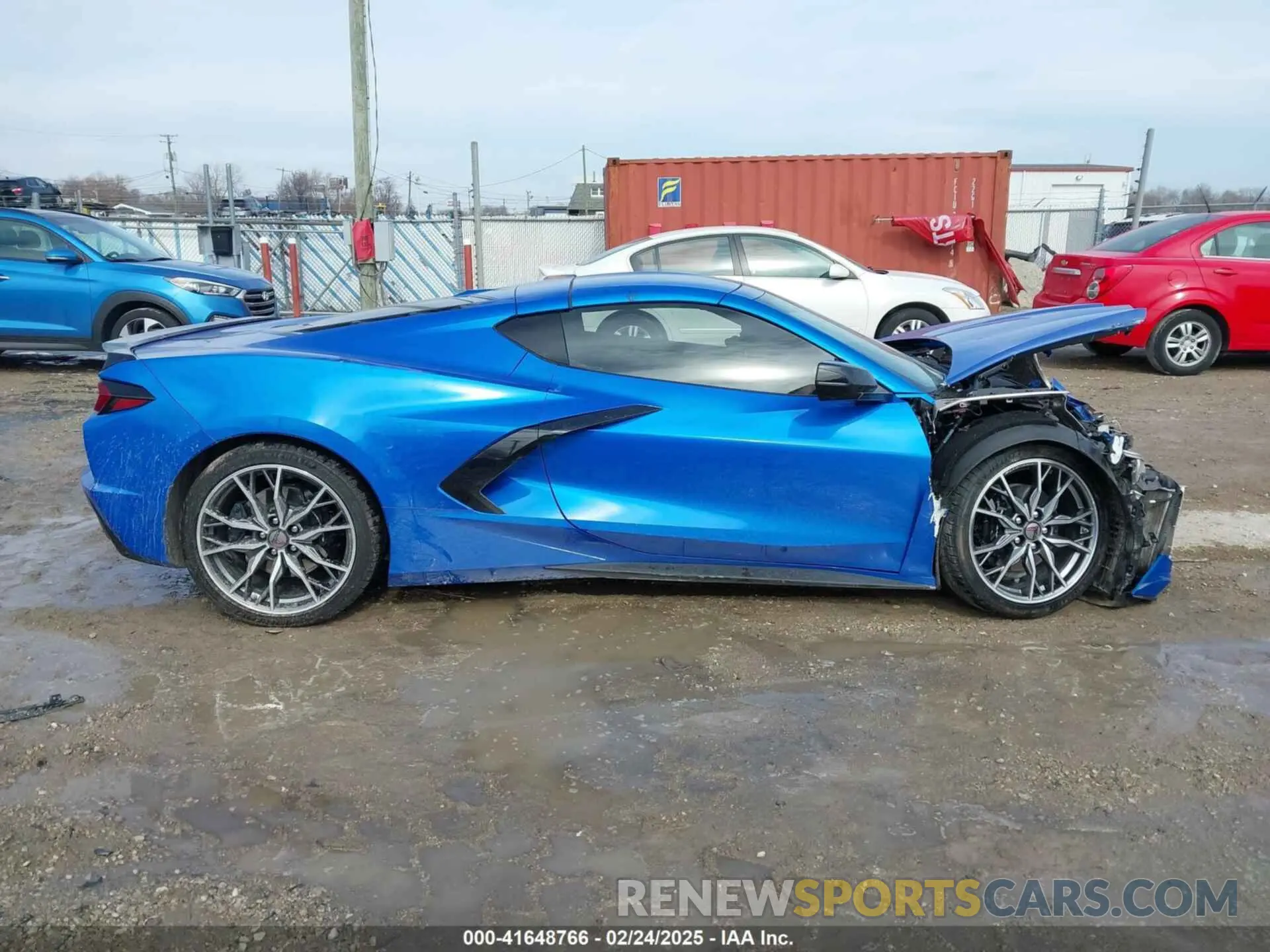 14 Photograph of a damaged car 1G1YA2D44R5114116 CHEVROLET CORVETTE STINGRAY 2024