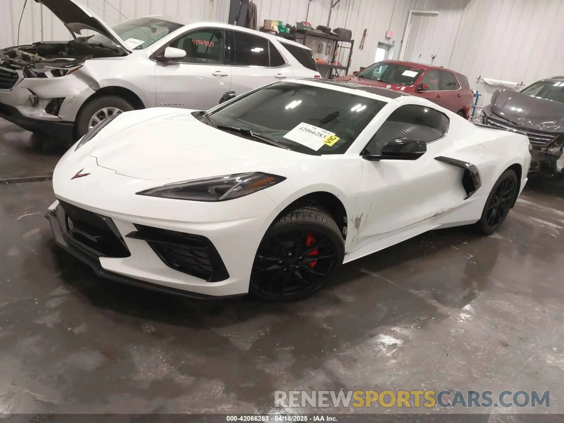 2 Photograph of a damaged car 1G1YA2D44R5127108 CHEVROLET CORVETTE STINGRAY 2024