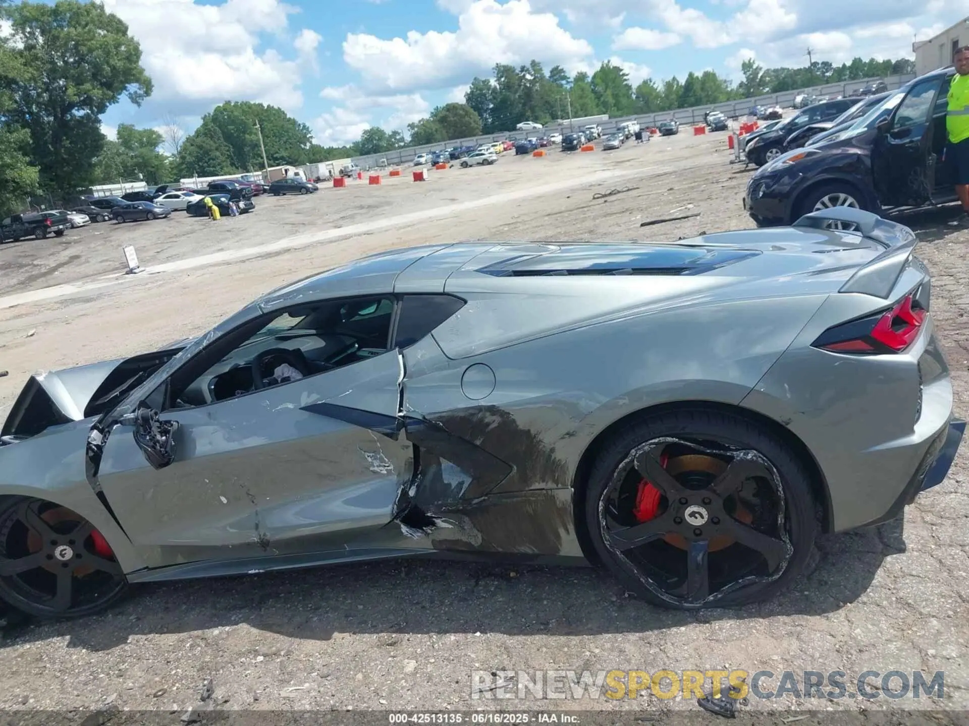 14 Photograph of a damaged car 1G1YA2D47R5116877 CHEVROLET CORVETTE STINGRAY 2024