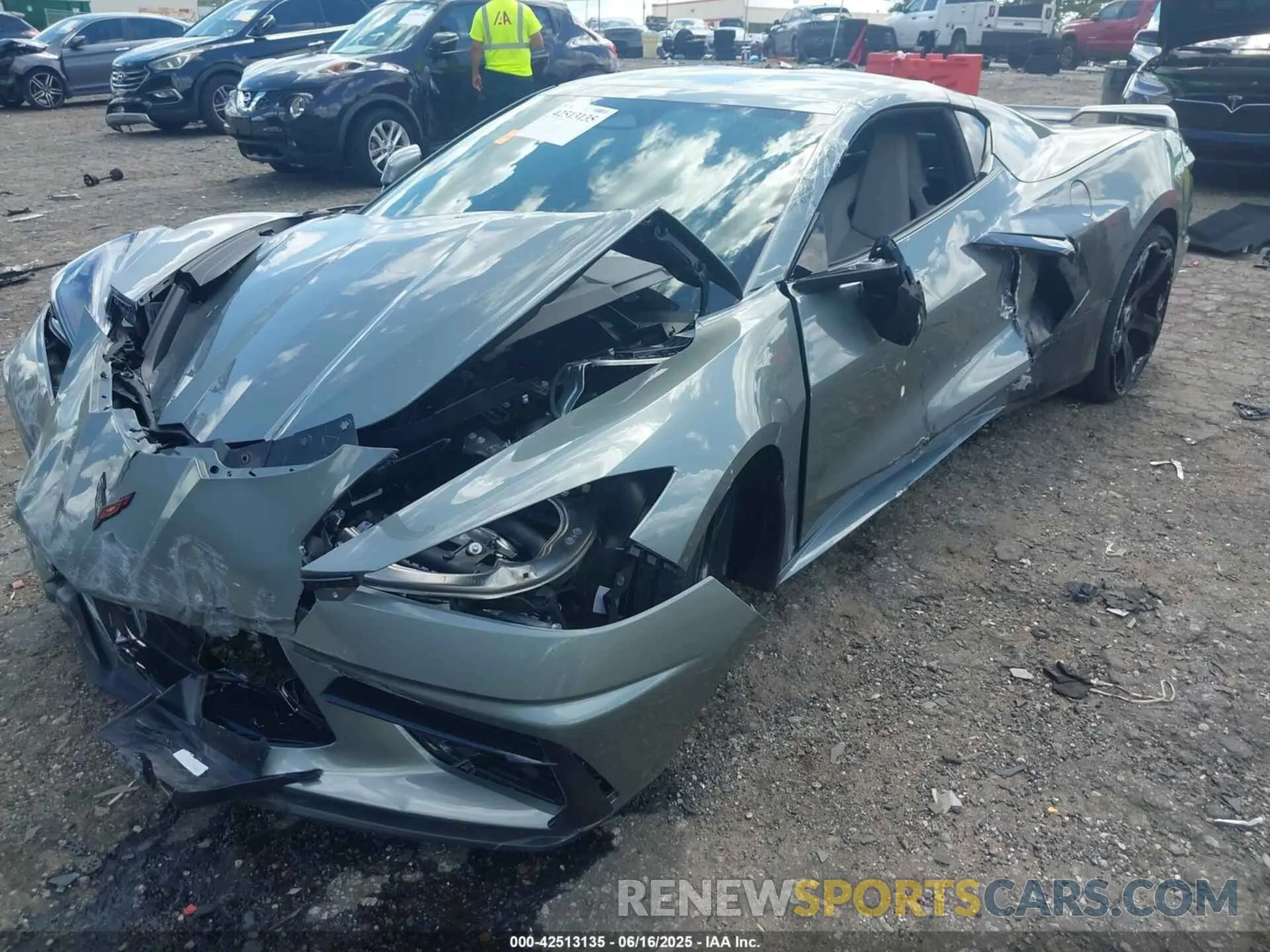 6 Photograph of a damaged car 1G1YA2D47R5116877 CHEVROLET CORVETTE STINGRAY 2024
