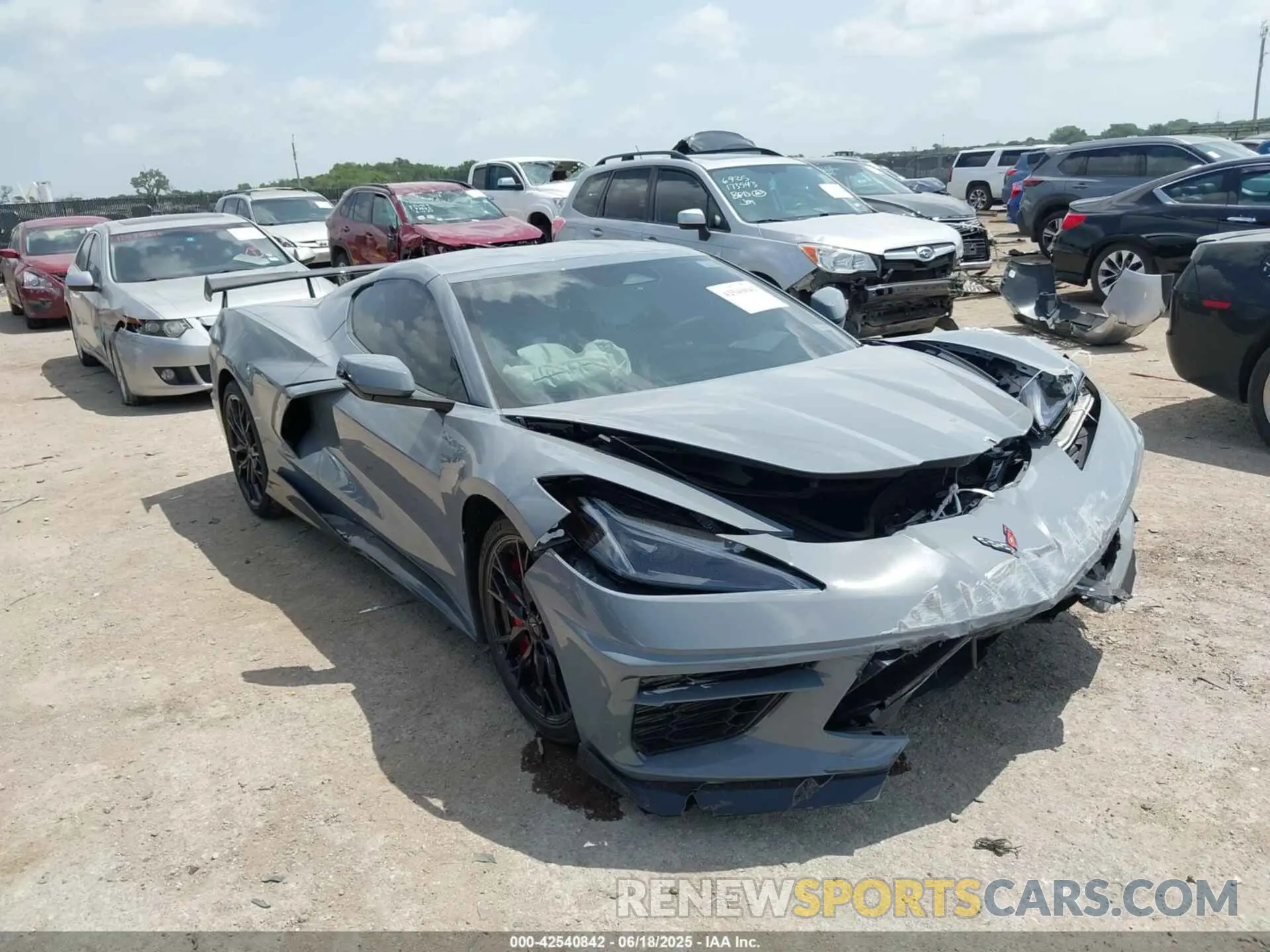 1 Photograph of a damaged car 1G1YA2D48R5116919 CHEVROLET CORVETTE STINGRAY 2024