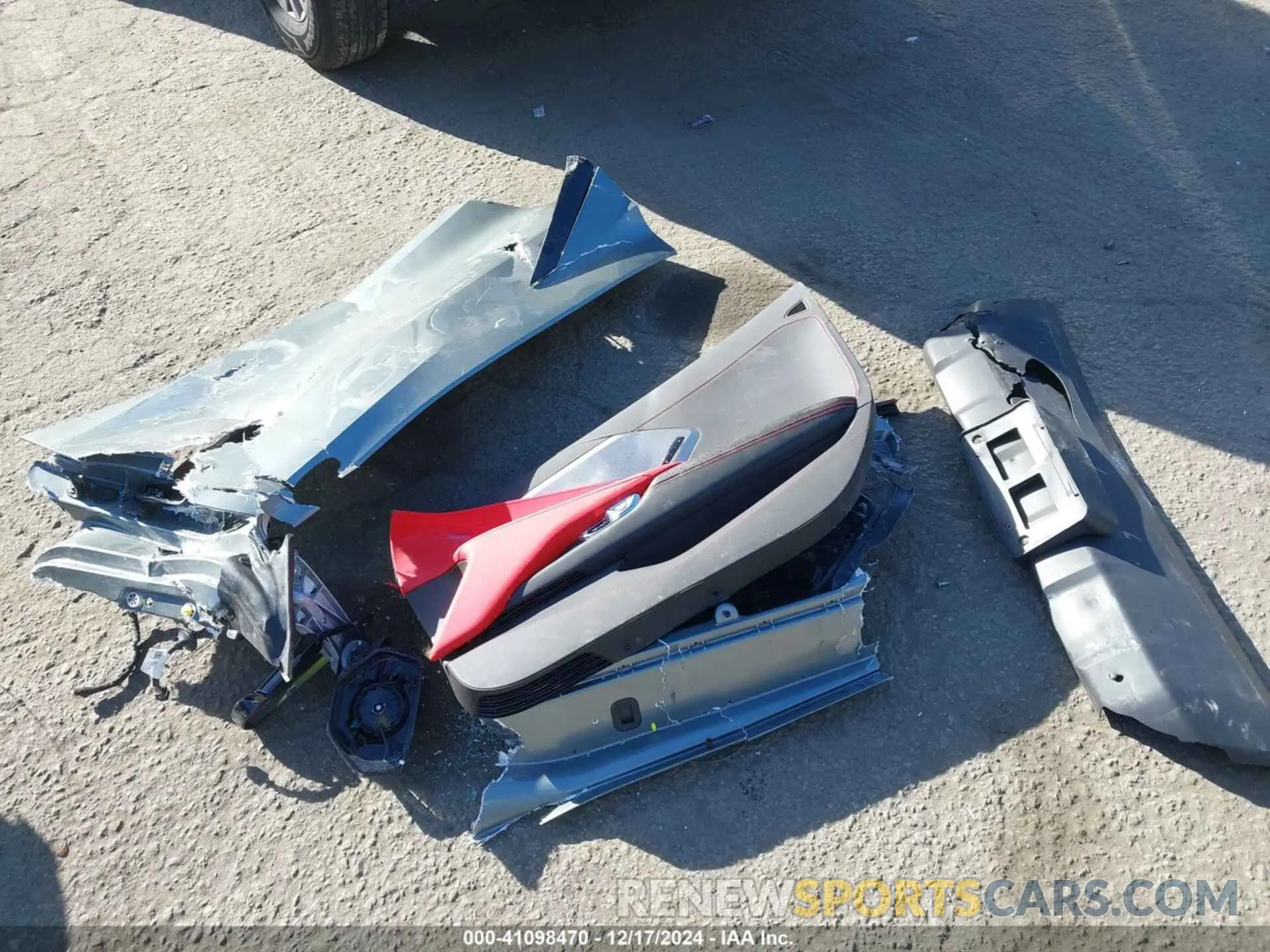 11 Photograph of a damaged car 1G1YB3D48R5103073 CHEVROLET CORVETTE STINGRAY 2024