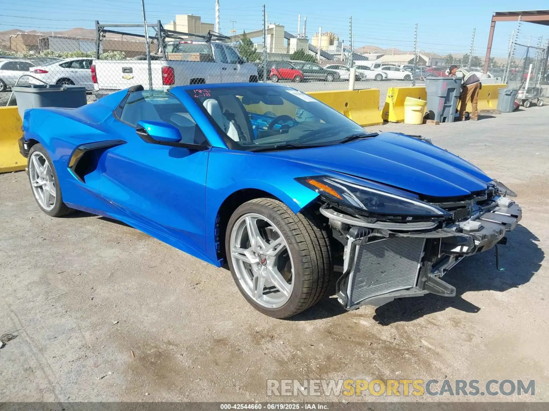 1 Photograph of a damaged car 1G1YB3D48S5103760 CHEVROLET CORVETTE STINGRAY 2025