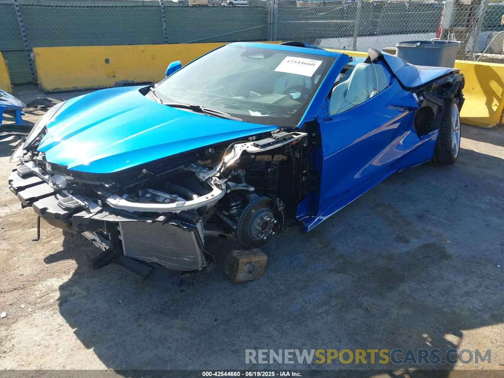 2 Photograph of a damaged car 1G1YB3D48S5103760 CHEVROLET CORVETTE STINGRAY 2025